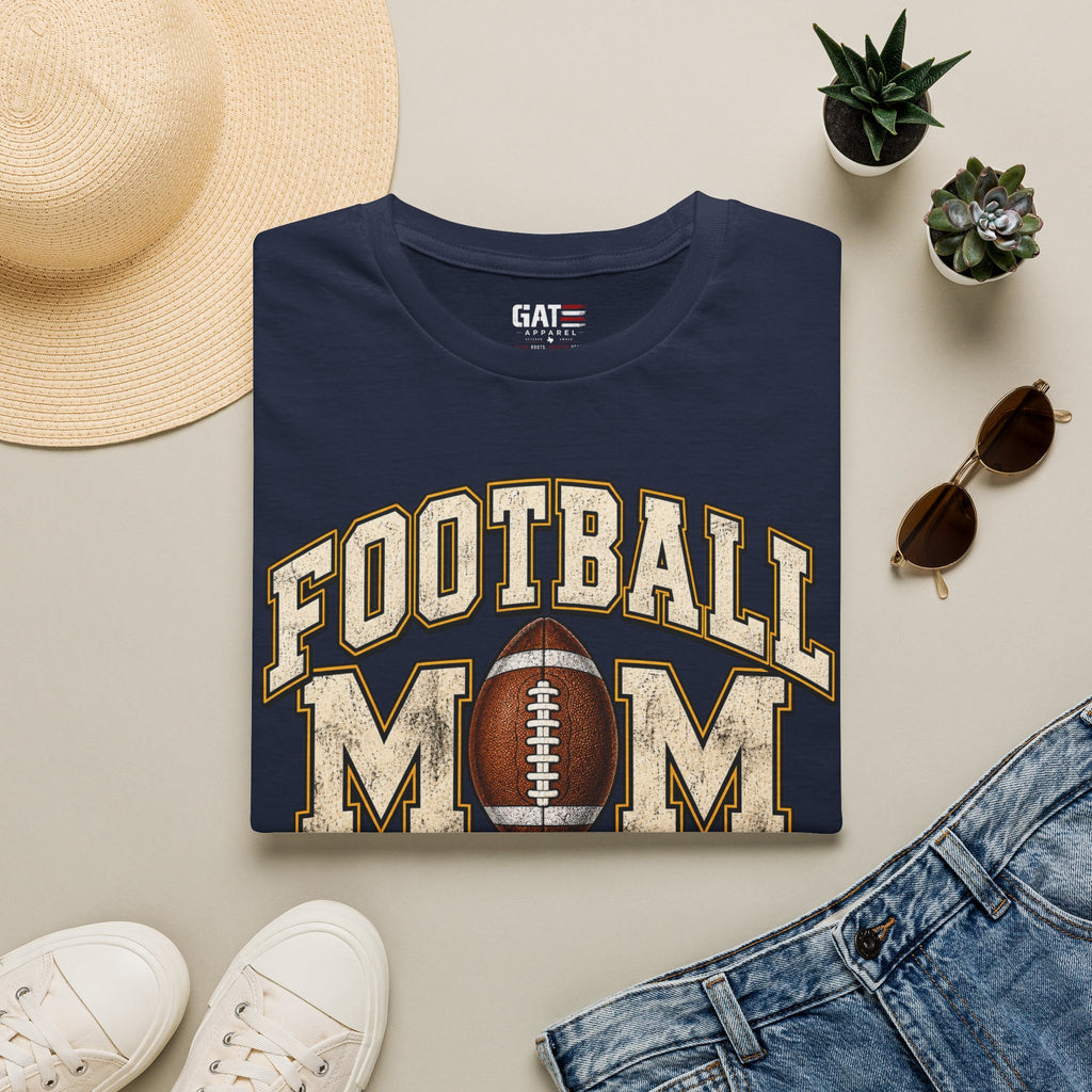 Football Mom Personalized Shirt Custom Player Name Number Game Day Tee