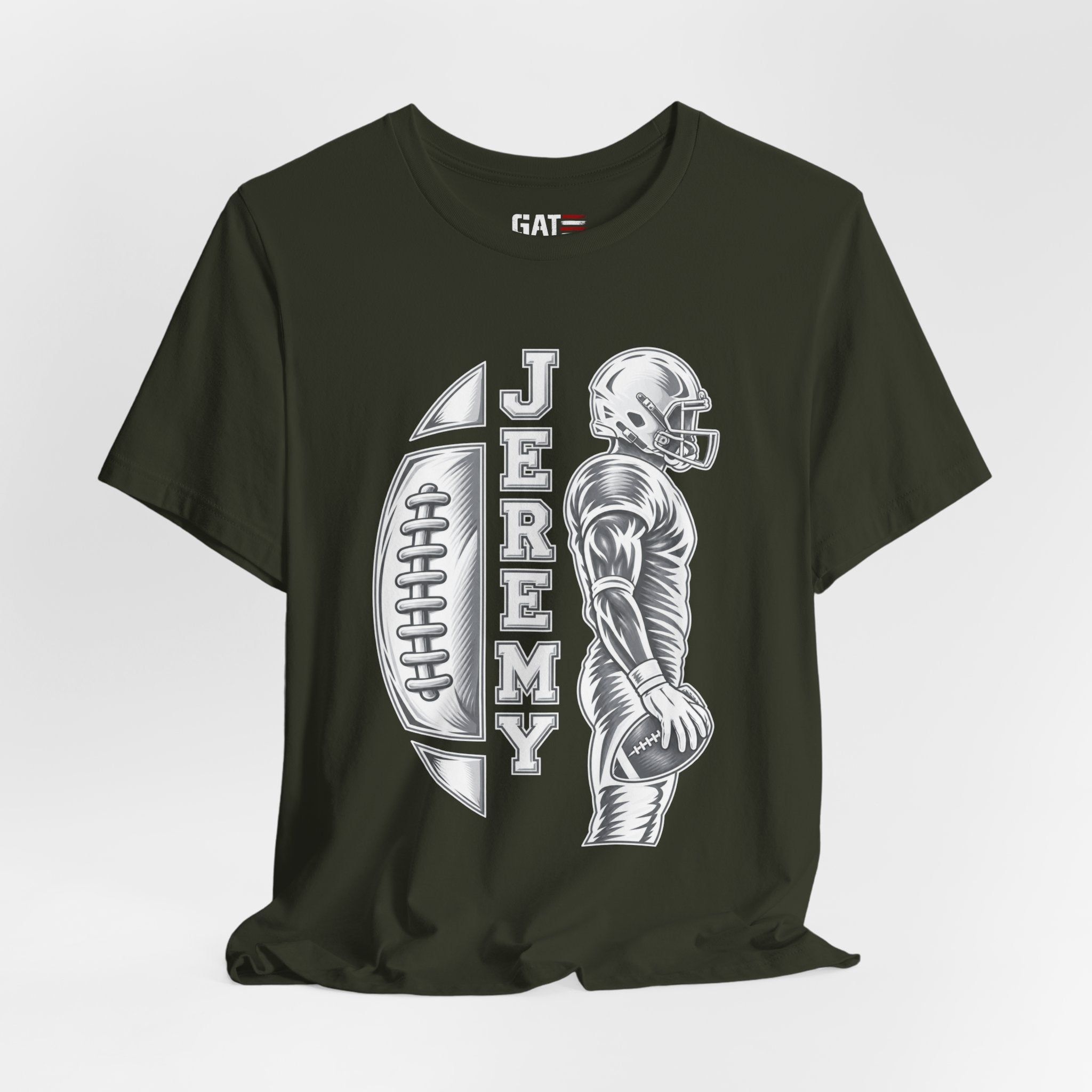 Football Mom Personalized Shirt Custom Player Name Number Game Day Tee