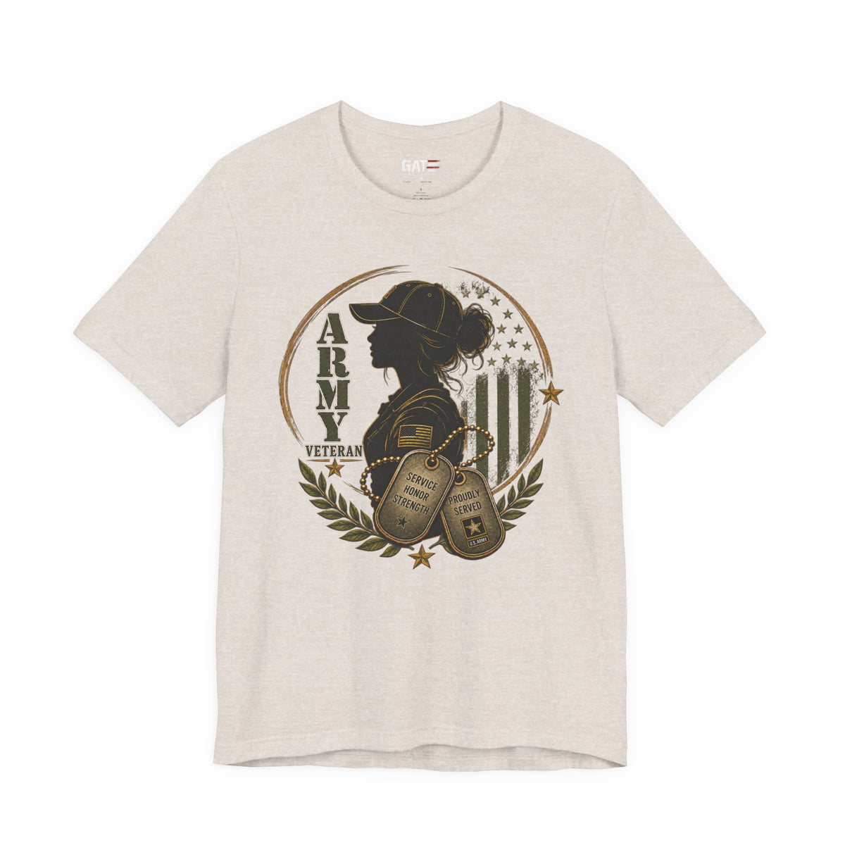 Female Army Veteran Shirt | Women's Military Tee