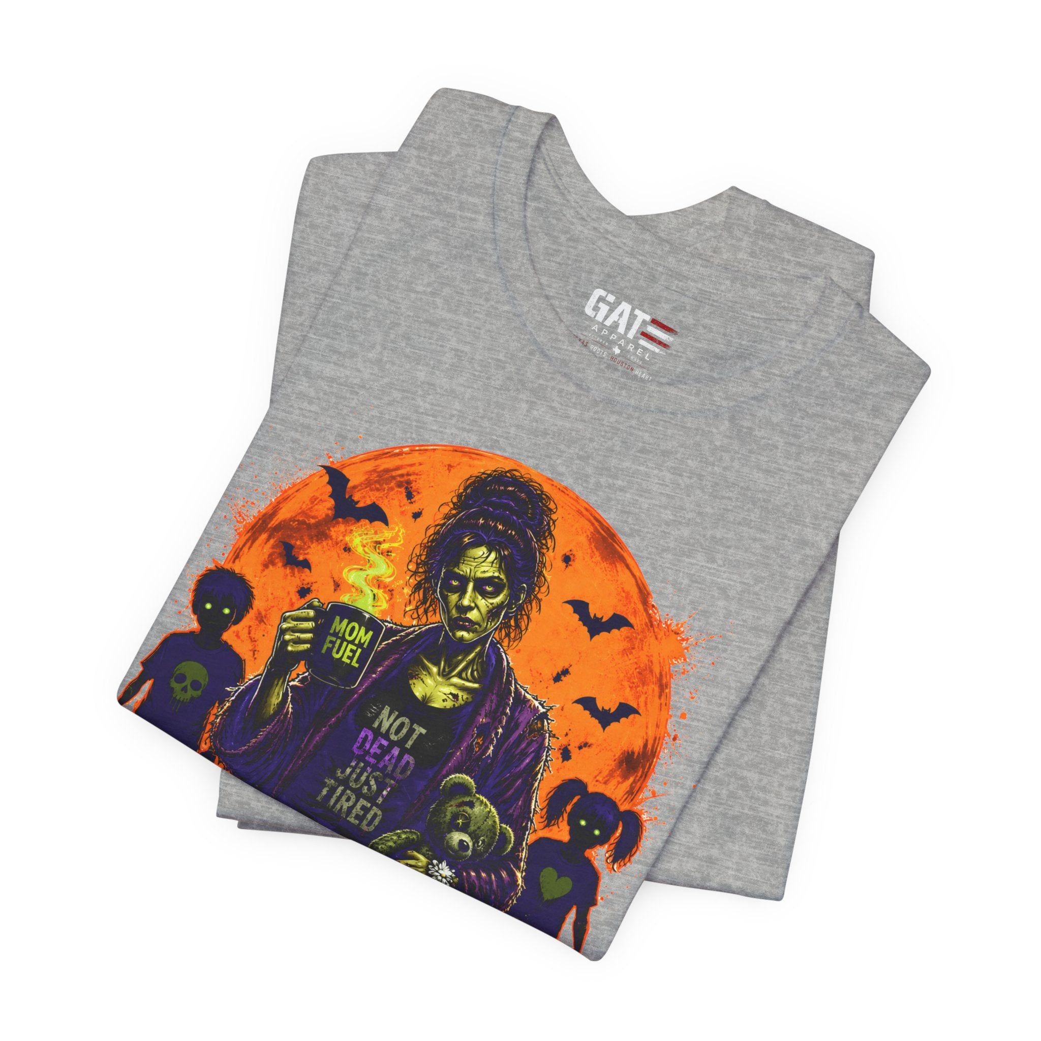 Mombie Halloween T-Shirt — 'Not Dead Just Tired' Mom Zombie Tee