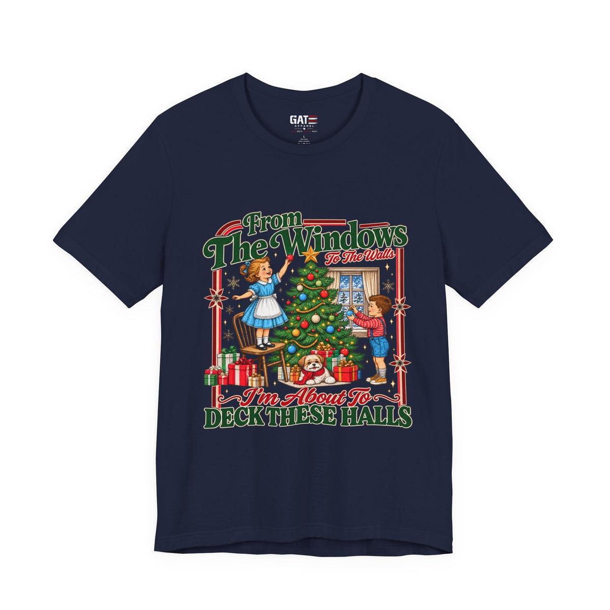 Deck These Halls Christmas Shirt | Funny Holiday Tee