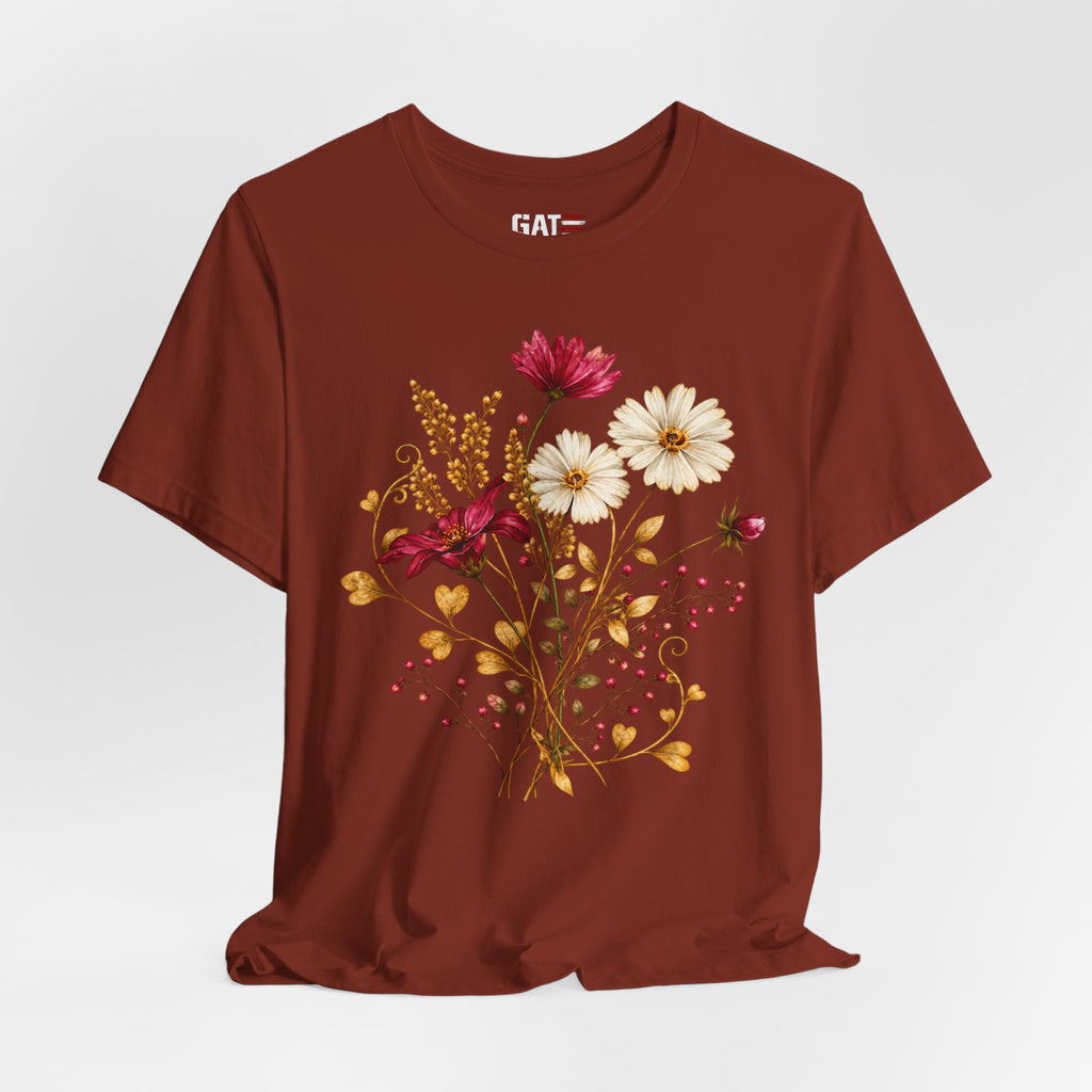 Botanical Wildflower Bouquet Floral Graphic T-Shirt - product image 18