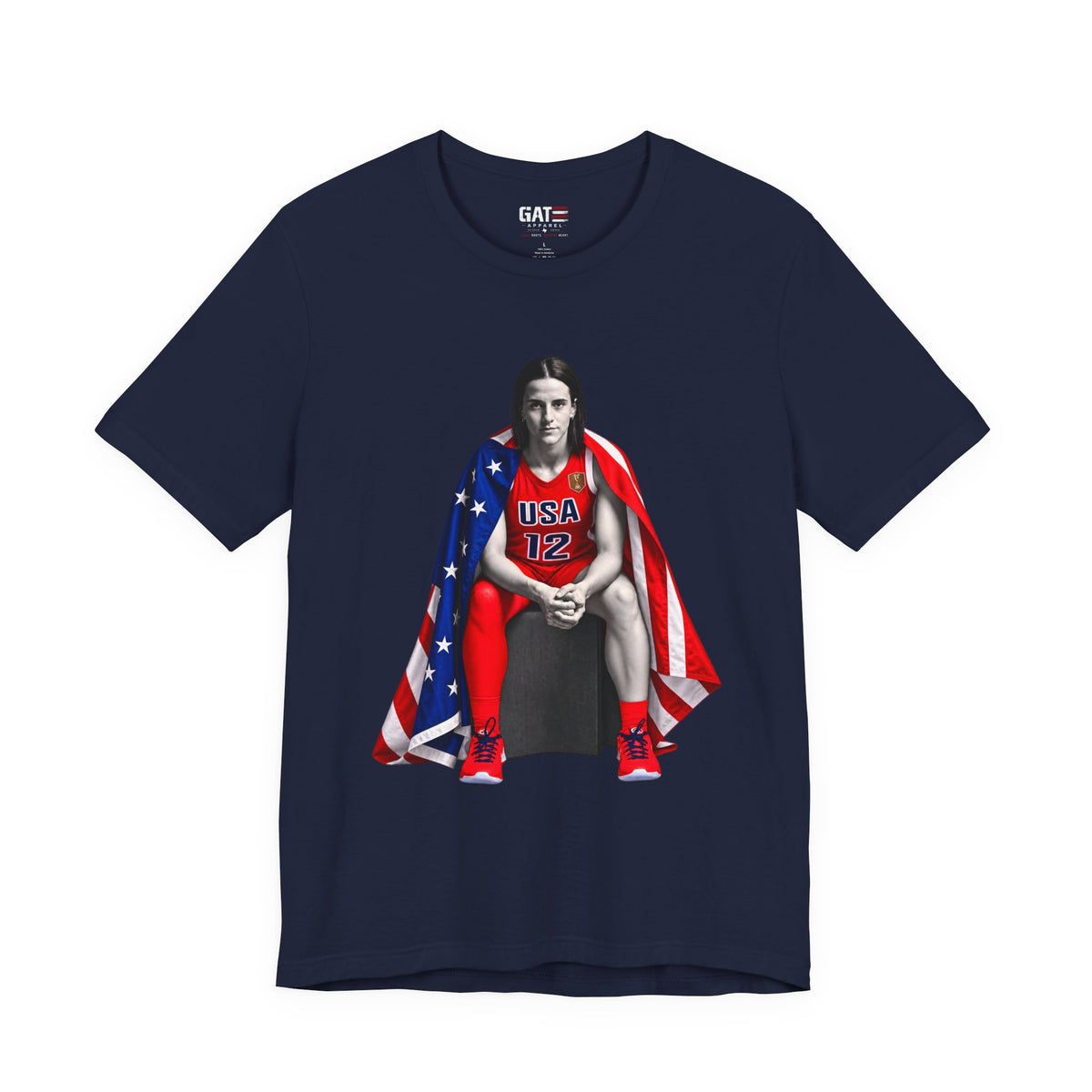 Caitlin Clark Team USA Shirt | Indiana Fever WNBA Tee