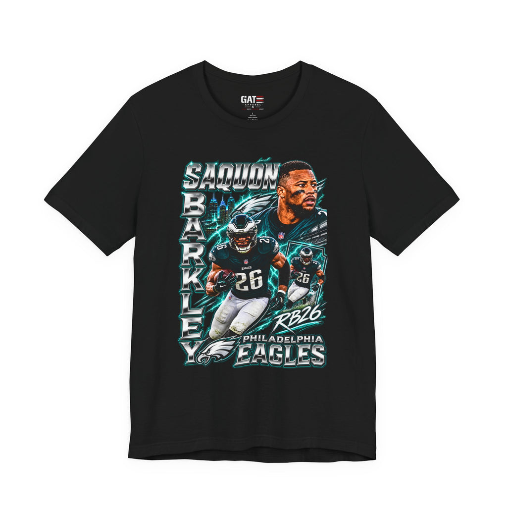 Saquon Barkley Philadelphia Eagles Tee Retro Player Graphic T-Shirt
