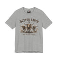 Dutton Ranch Longhorn Shirt, Yellowstone Inspired Western Tee, Cowboy Ranch Graphic T-Shirt, Texas Country Shirt, Rustic Cowgirl Gift