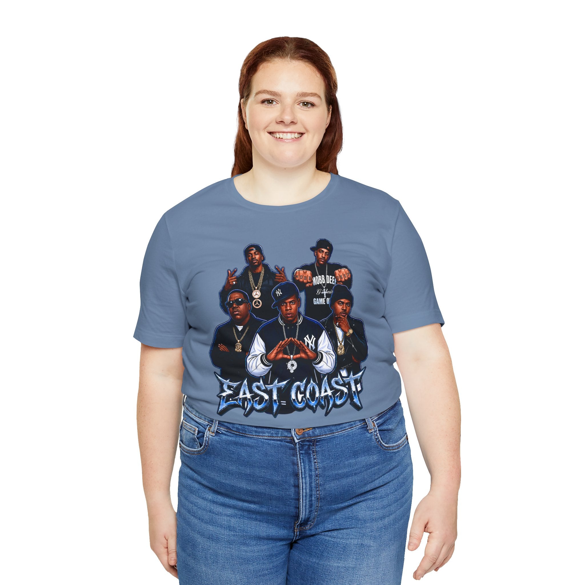 East Coast Hip Hop T-Shirt — 'East Coast' Vintage Rap Group Graphic Tee