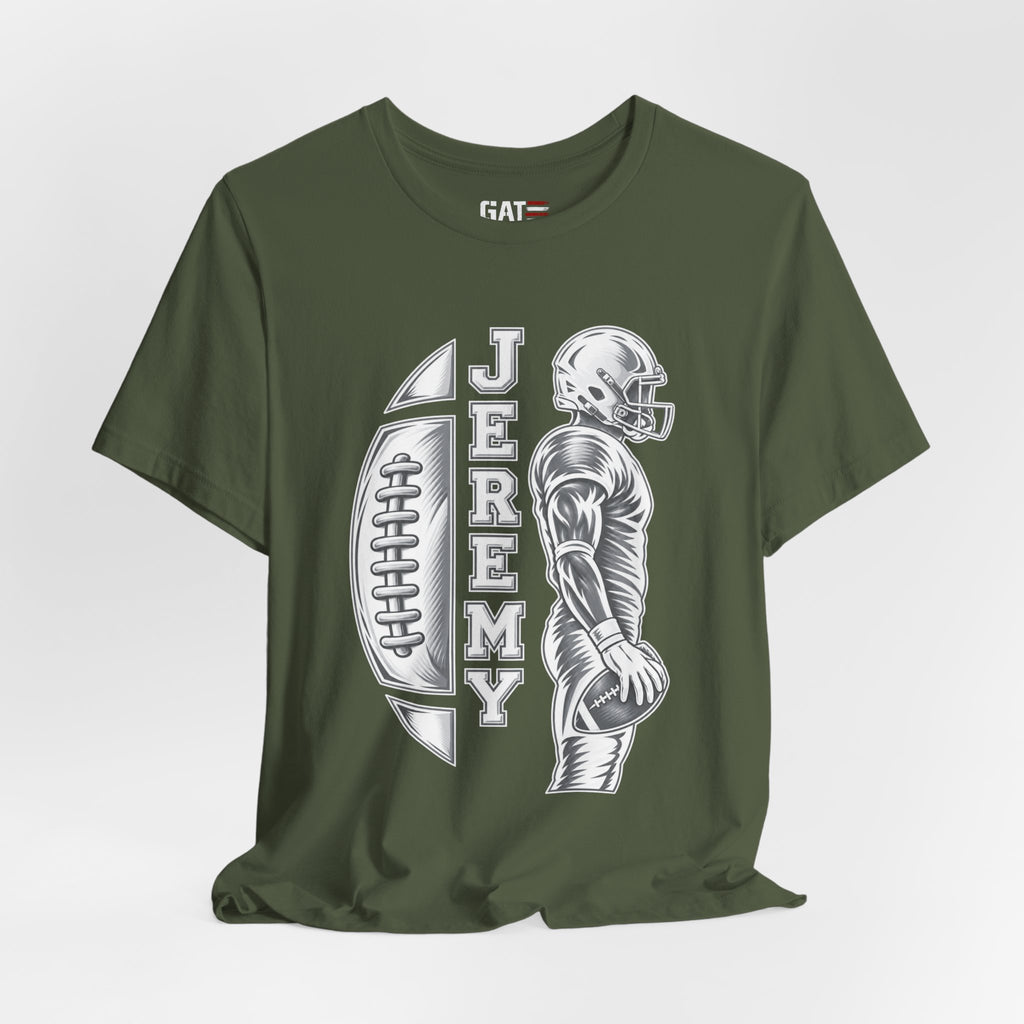 Football Mom Personalized Shirt Custom Player Name Number Game Day Tee