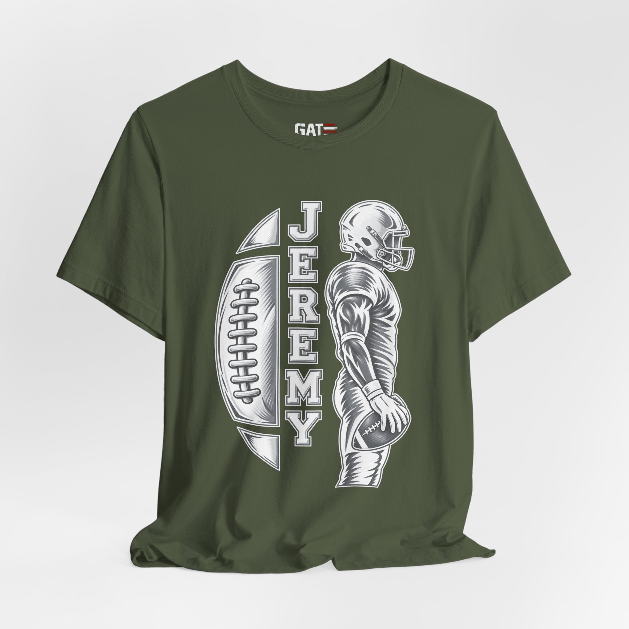 Football Mom Personalized Shirt Custom Player Name Number Game Day Tee