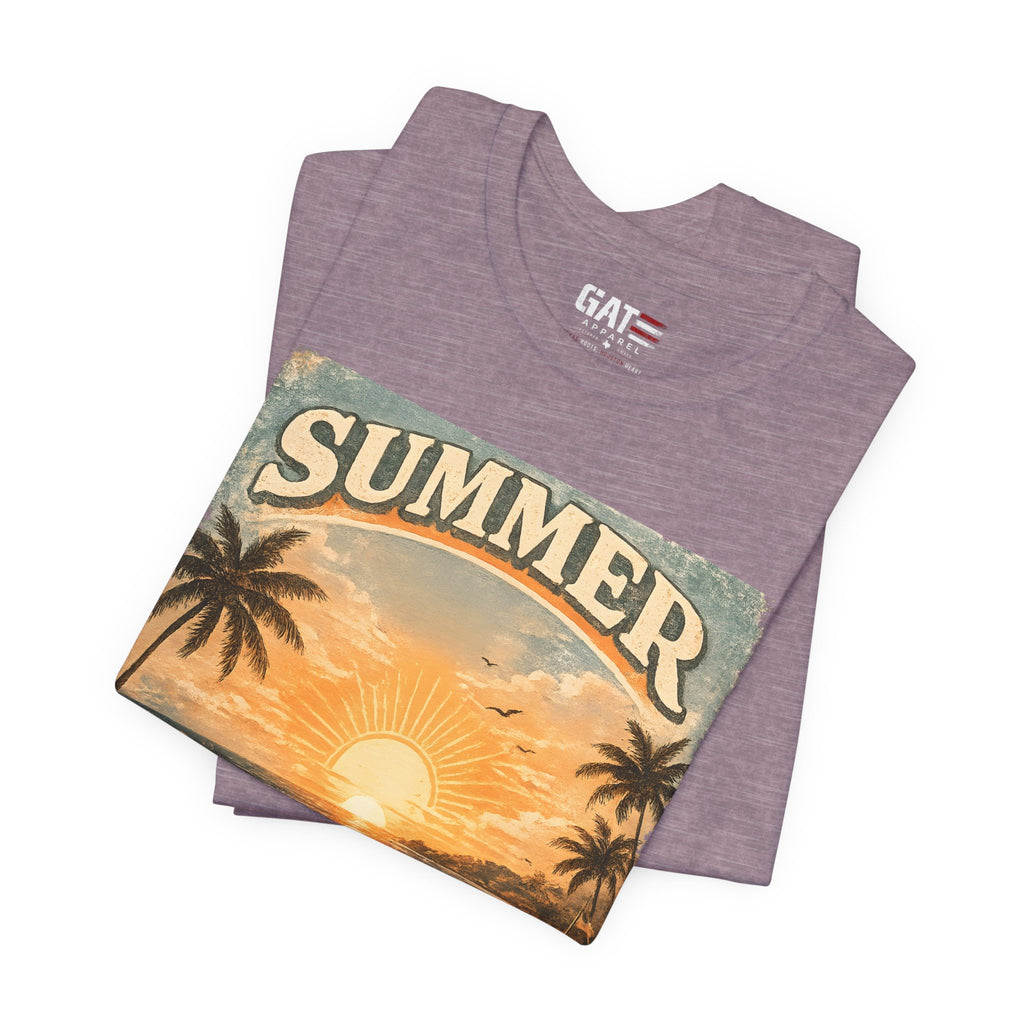 Du Bist Gut Genug Shirt, You Are Enough Tee, Summer Beach Sunset Graphic Shirt, German Quote Retro Aesthetic Tee