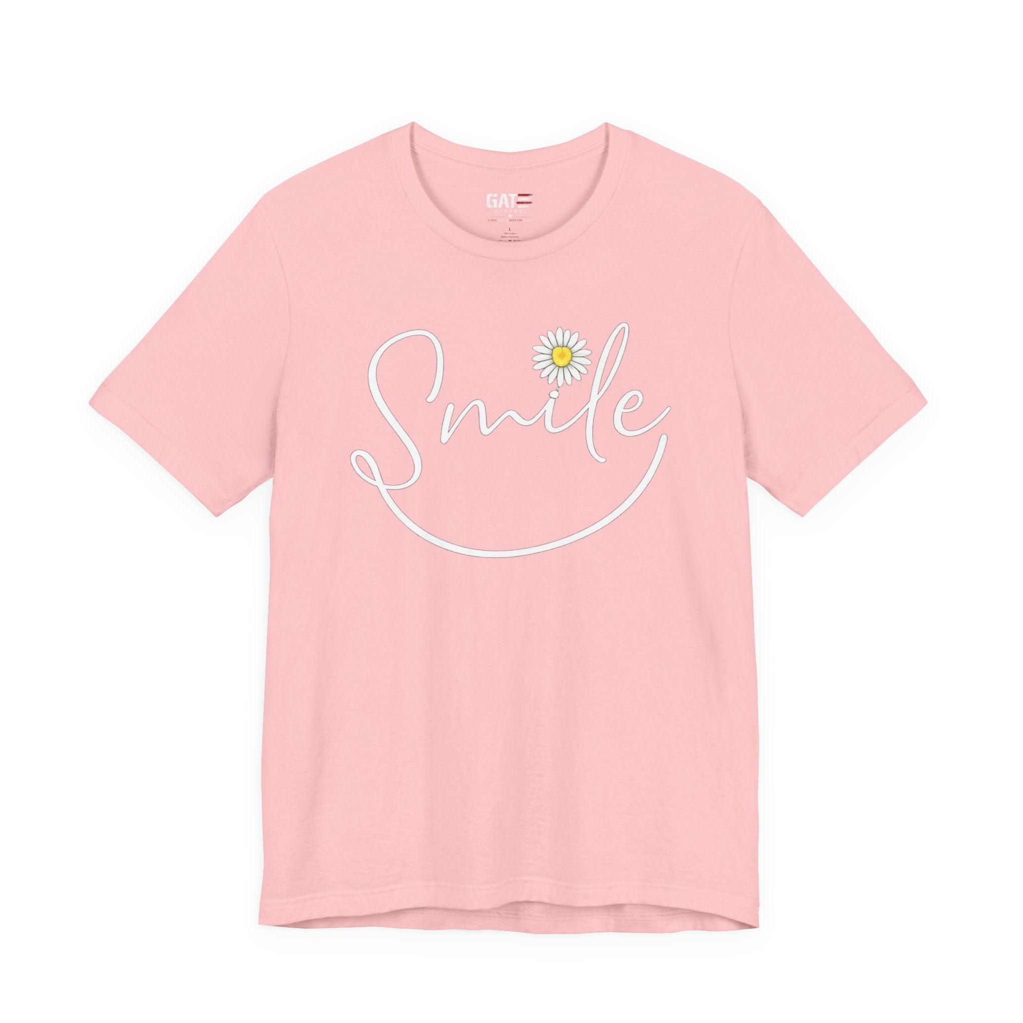 Smile Daisy Tee — Women's Floral Graphic T-Shirt