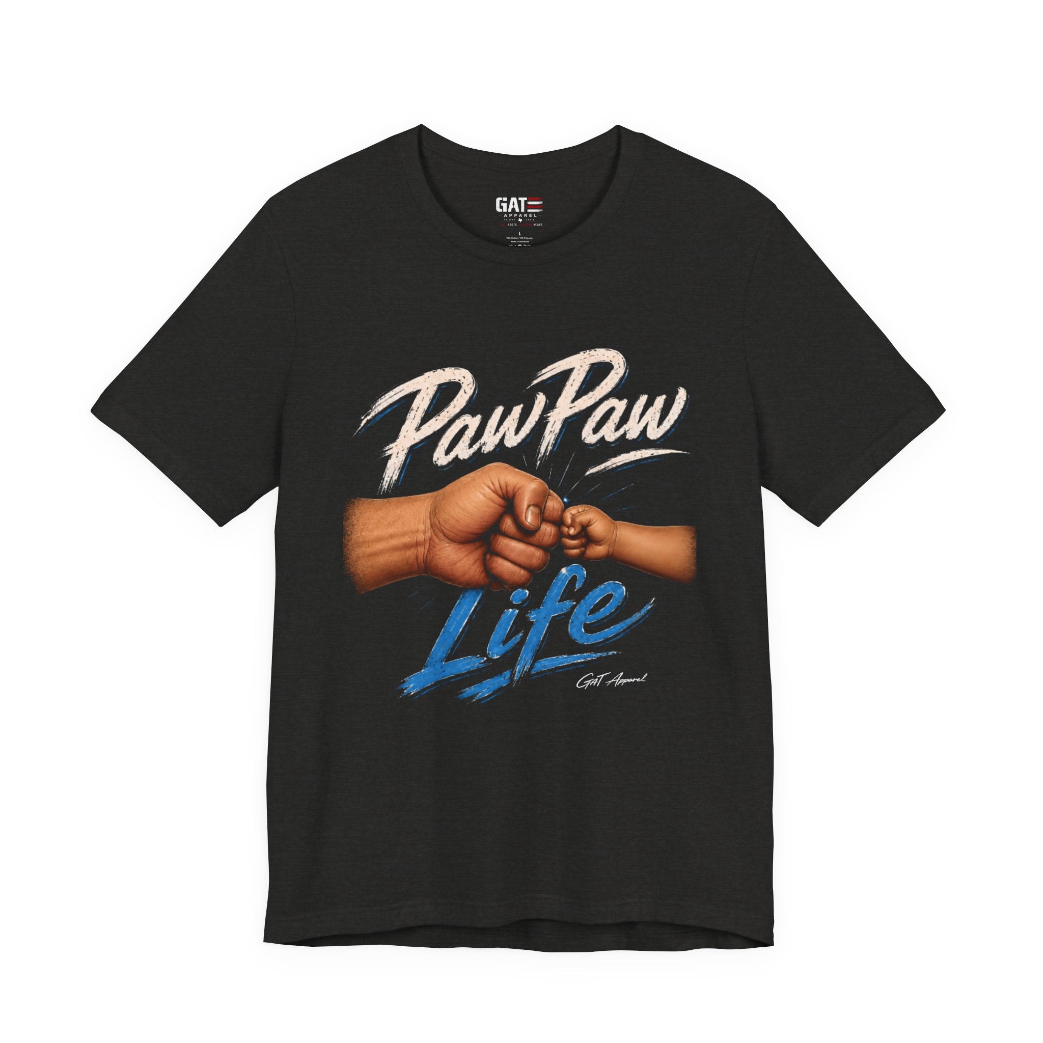 PawPaw Life Tee Style 3 | Grandpa Fist Bump Grandfather Shirt