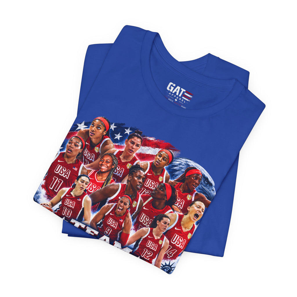 Team USA Women's Basketball Shirt | FIBA Tee 2026 Design 3
