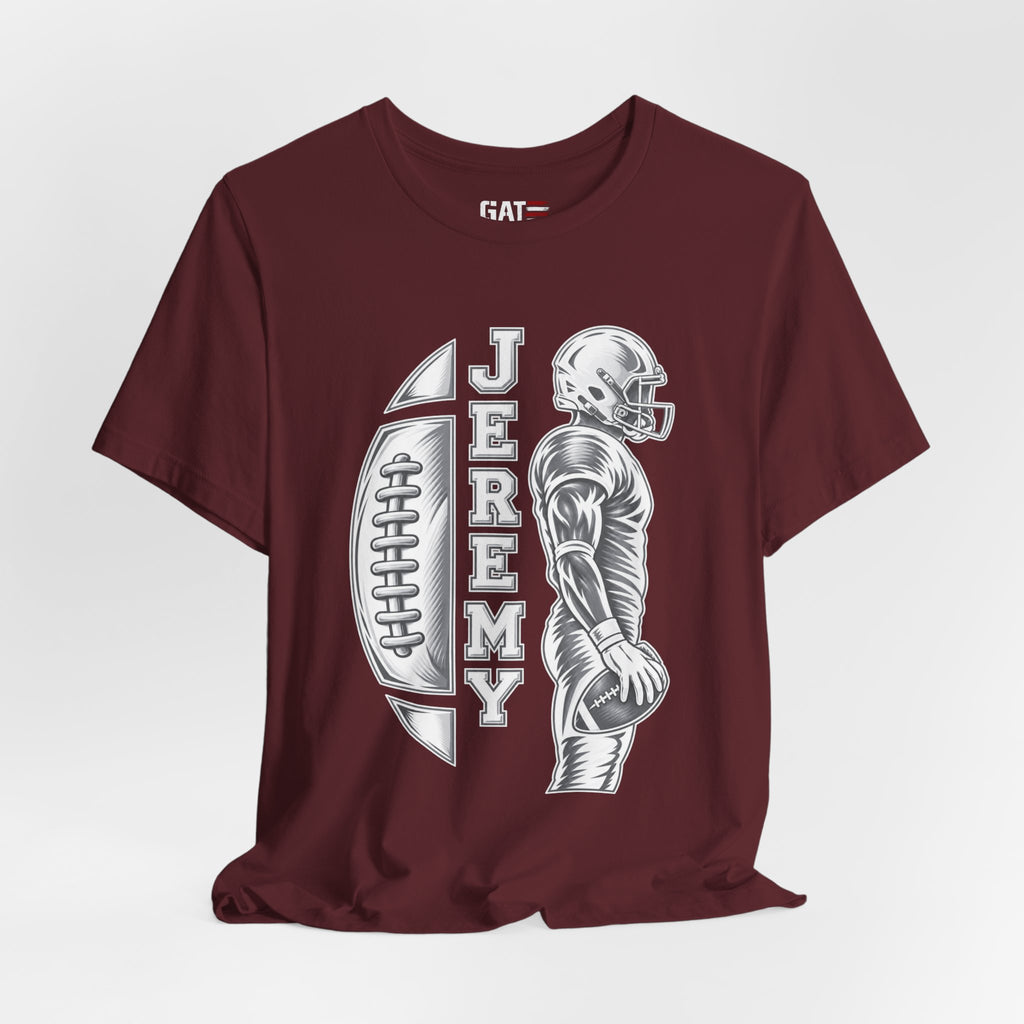 Football Mom Personalized Shirt Custom Player Name Number Game Day Tee