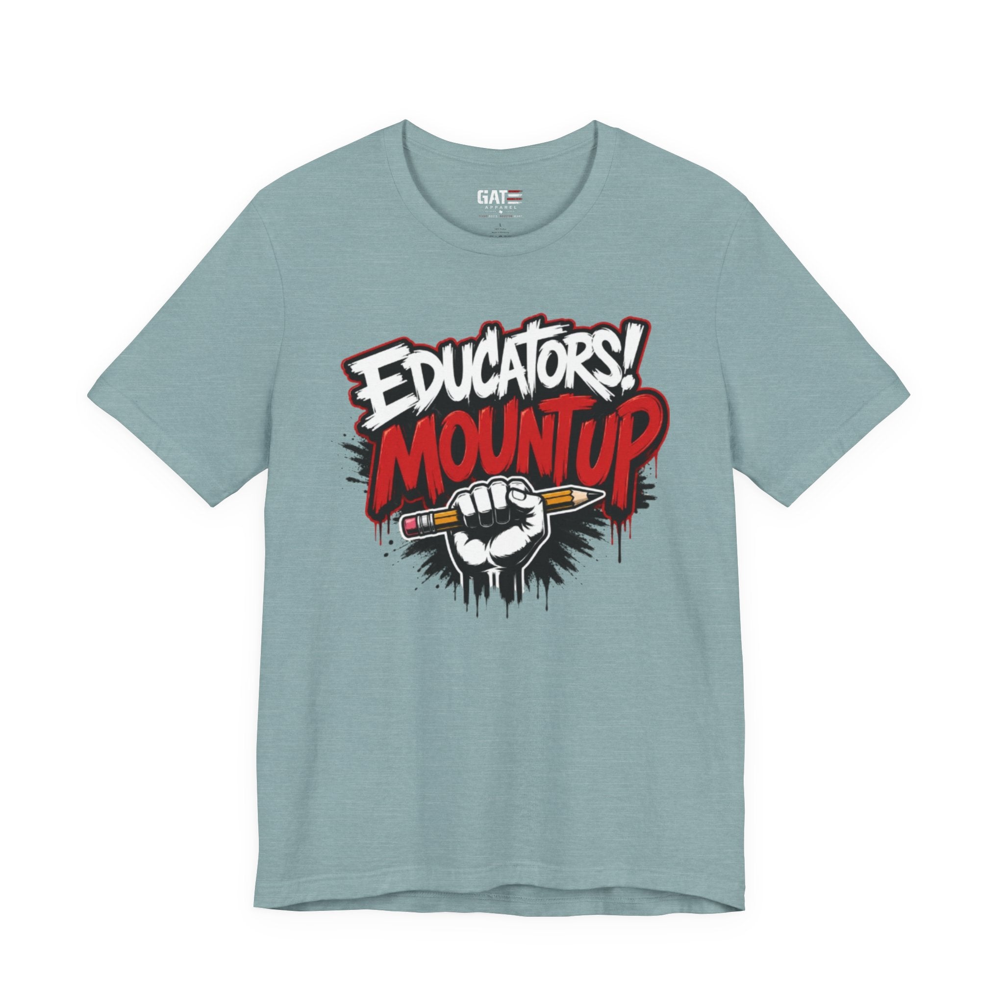 Educators Mount Up T-Shirt — Teacher Pride Graphic Tee