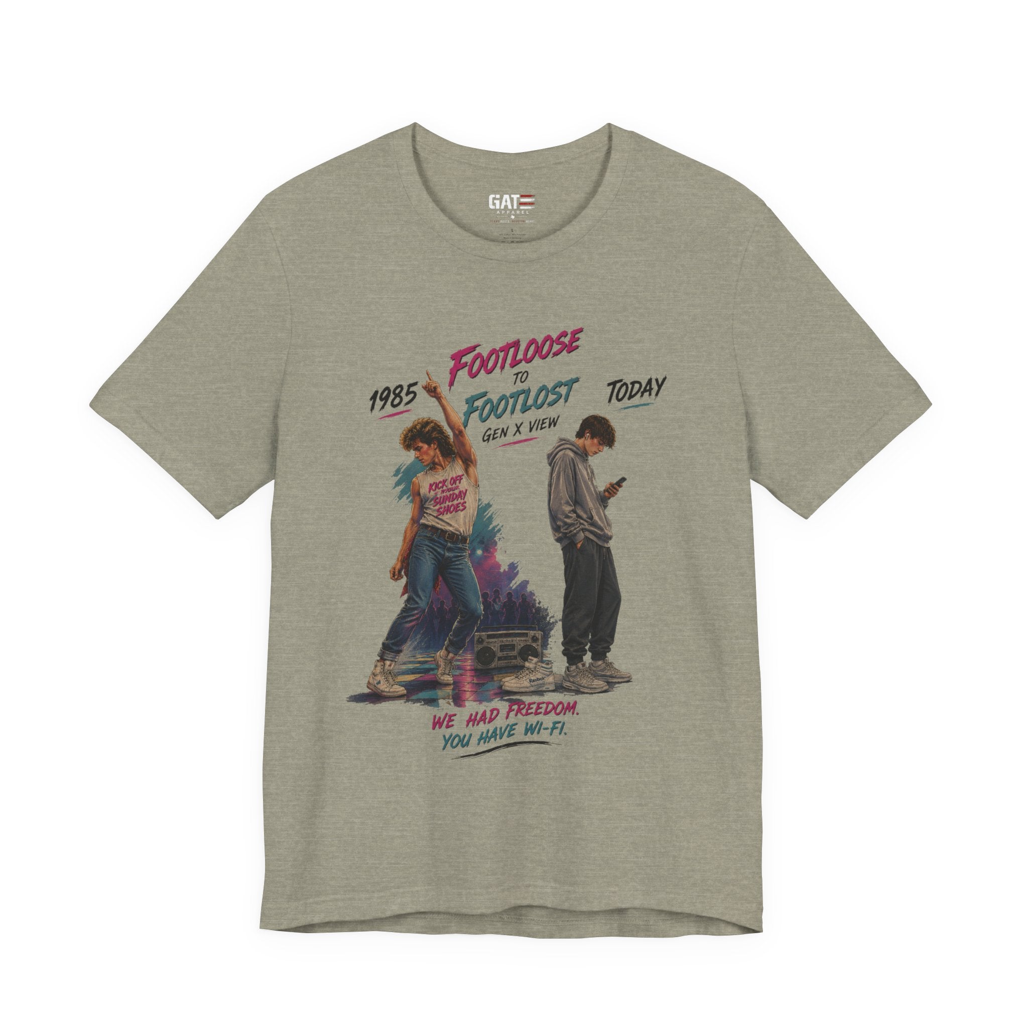Retro 'Footloose' Movie Graphic Tee — 80s Dance Vintage T-Shirt