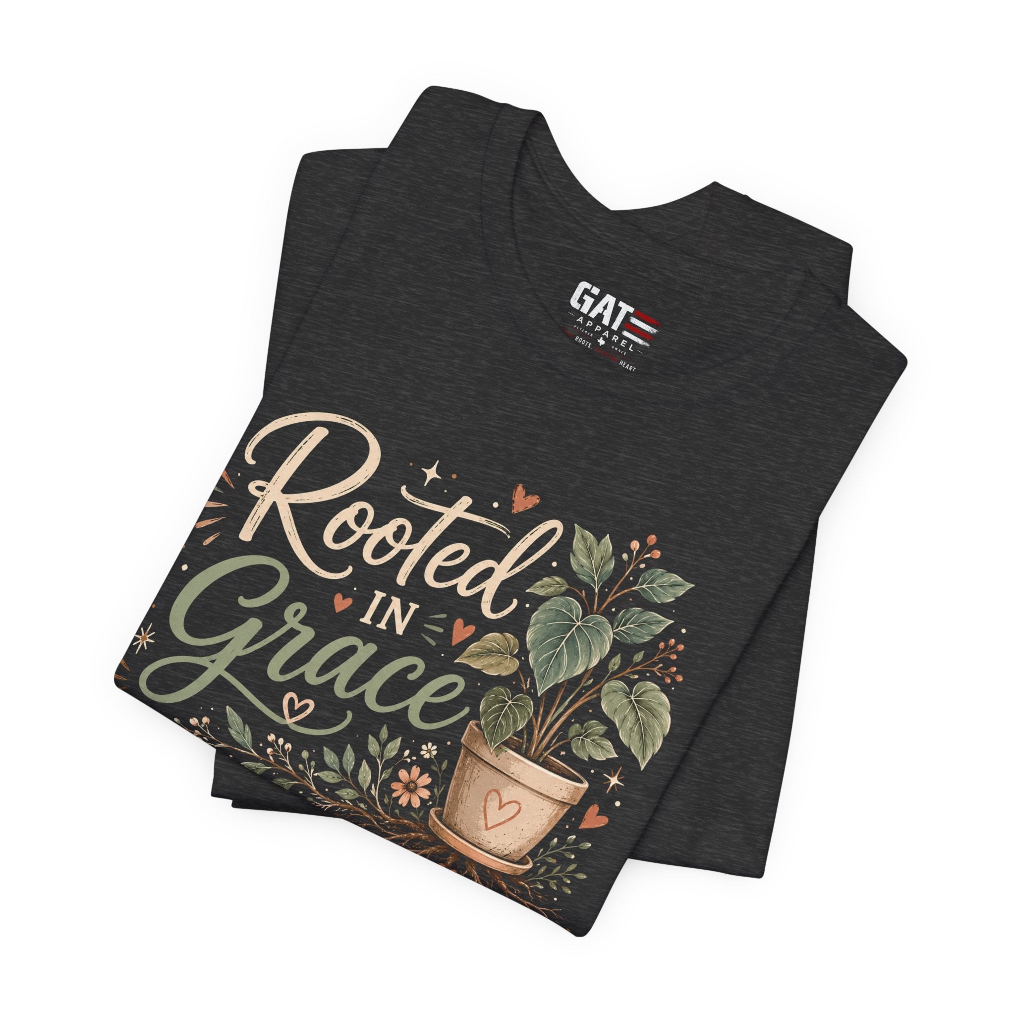 Christian Plant Lover Shirt for Women, Faith Based Gardening Tee, Houseplant Graphic Shirt, Botanical Christian Gift, Plant Mom Apparel