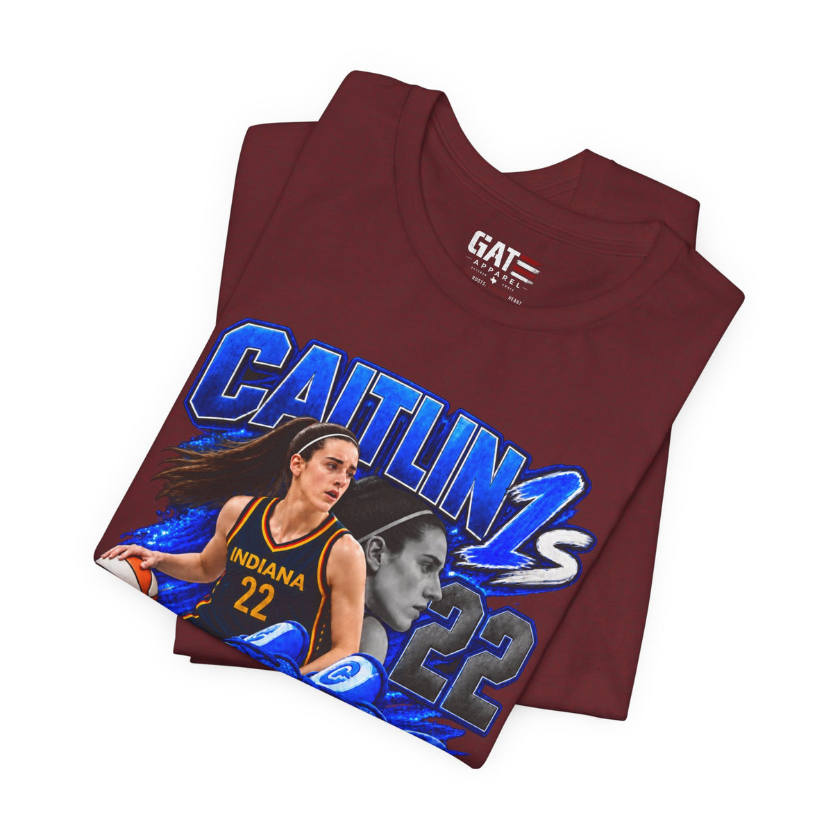 Caitlin Clark Caitlin 1s Racer Blue Classic Sneaker Shirt