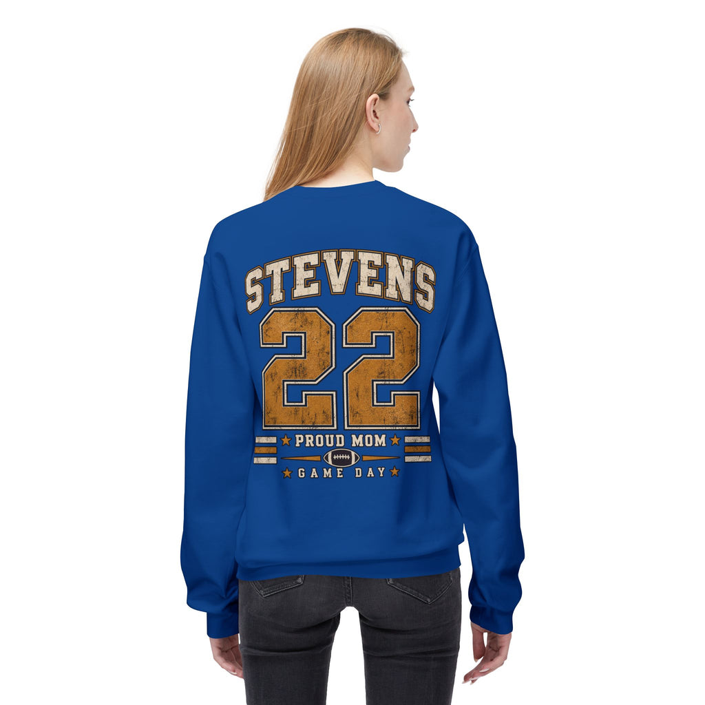 Personalized Football Mom Crewneck Sweatshirt | Custom Player Name & Number