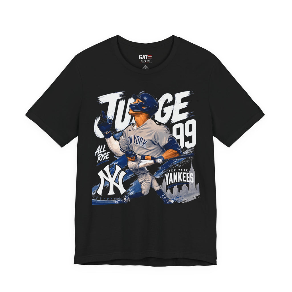 Aaron Judge Yankees #99 Baseball Tee|Yankees Baseball|All Rise’ Fan Shirt