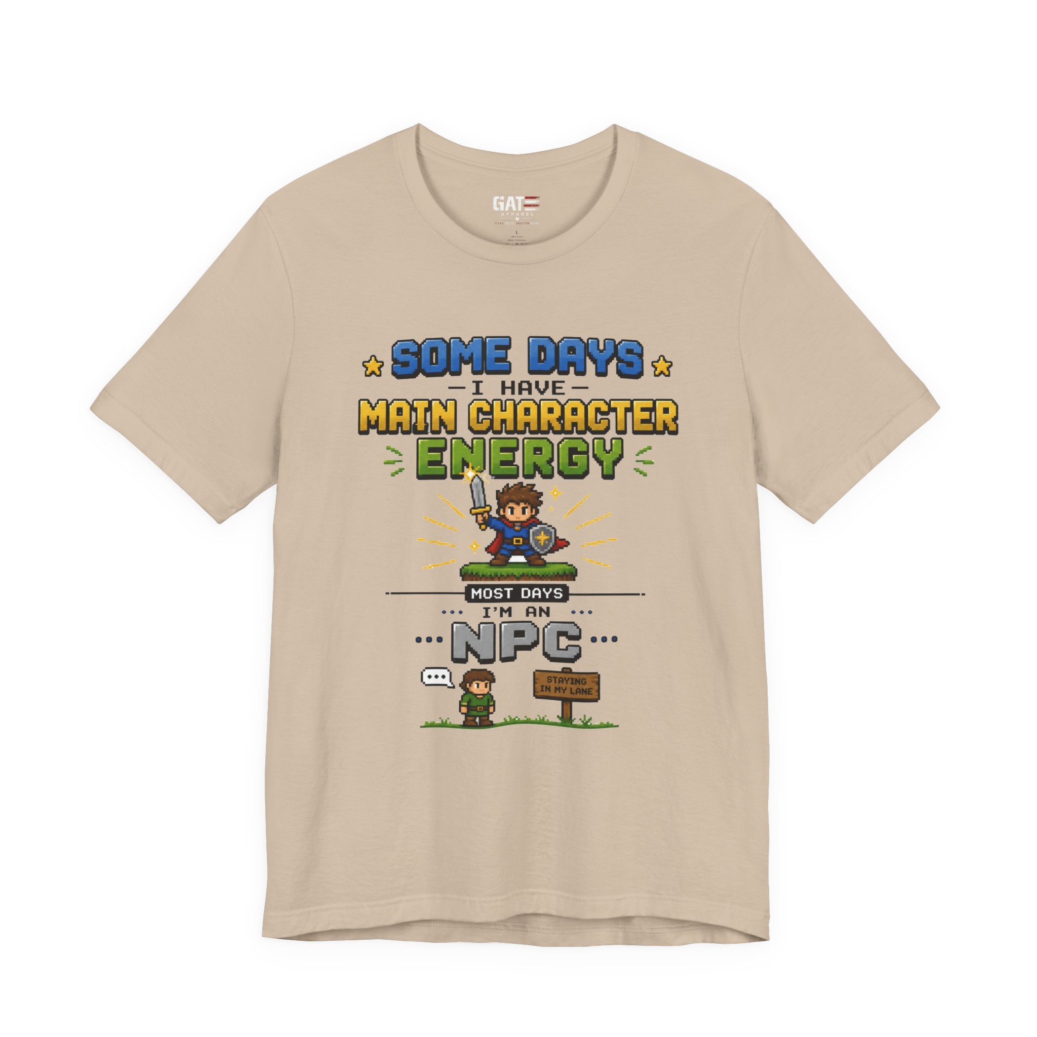 Main Character Energy Shirt | Retro Gaming Tee