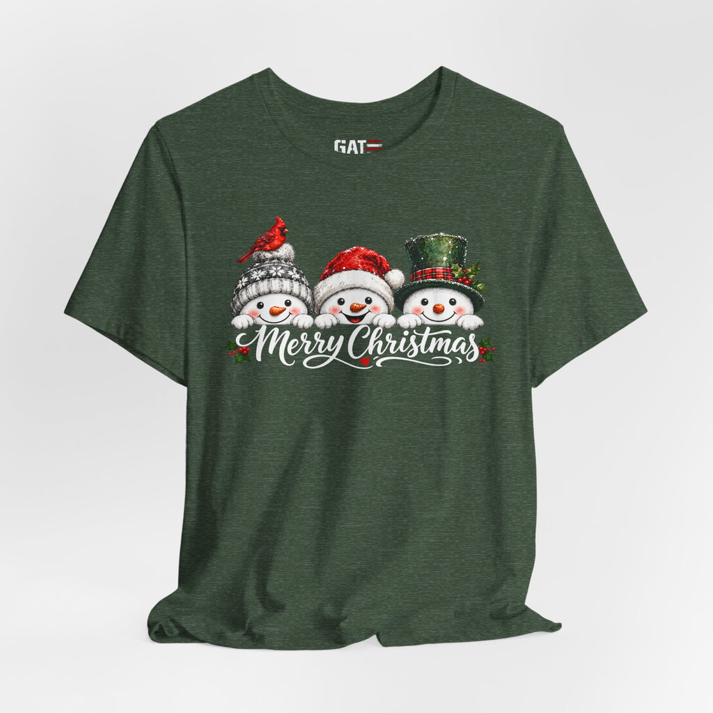 Merry Christmas Snowman Shirt - product mockup view 20