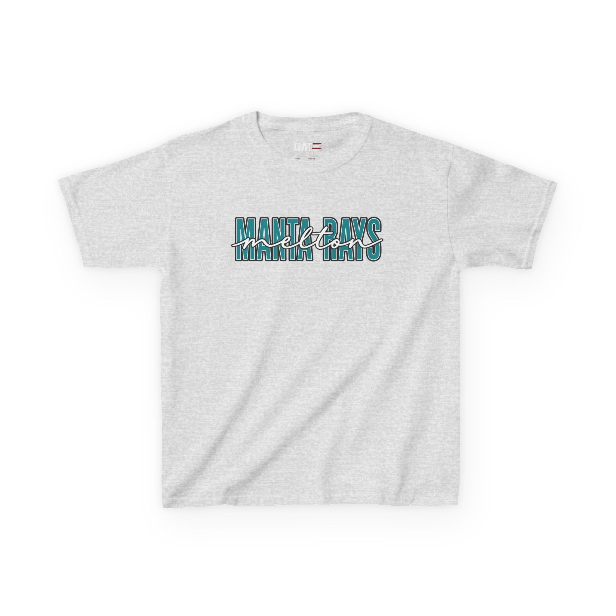 Kids Tee Melton Elementary — Melton Script Teal