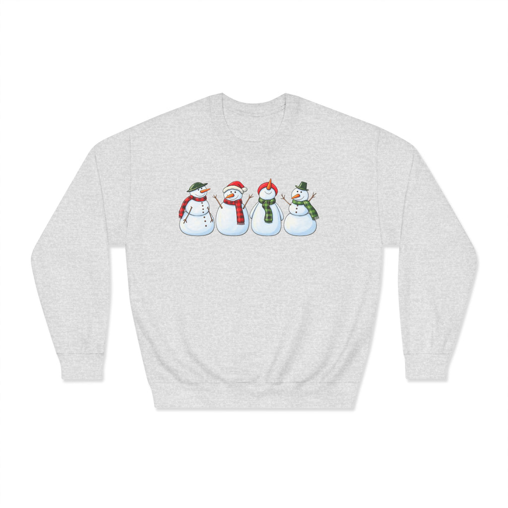 Snowman Crewneck Sweatshirt - product mockup view 4