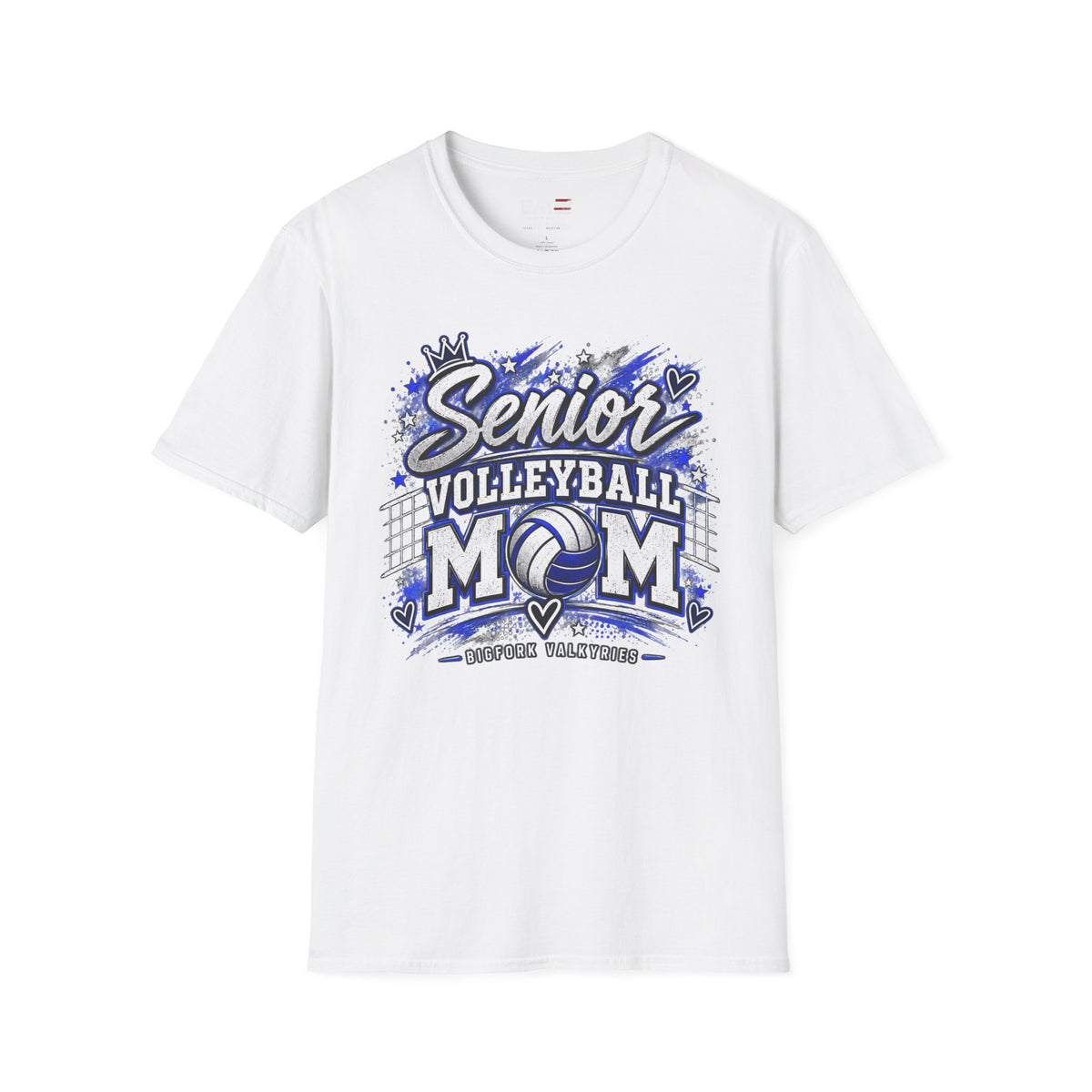 Senior Volleyball Mom Photo Shirt | Custom Team & Number