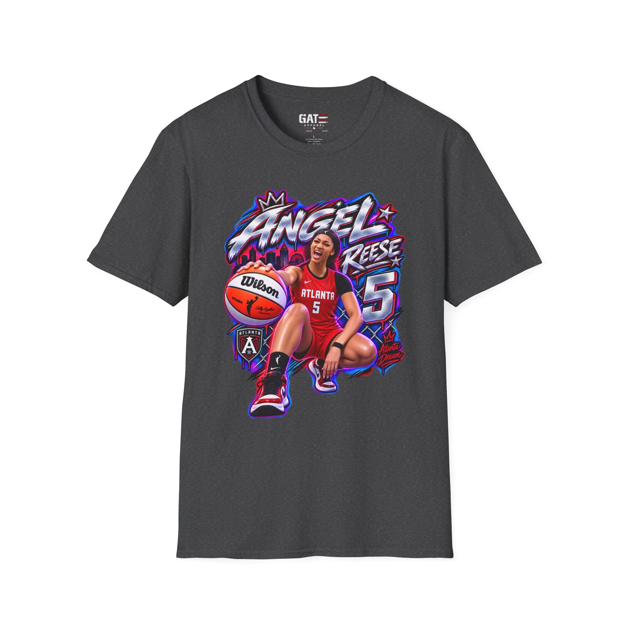 Angel Reese Atlanta Dream Shirt WNBA Basketball Graphic Tee
