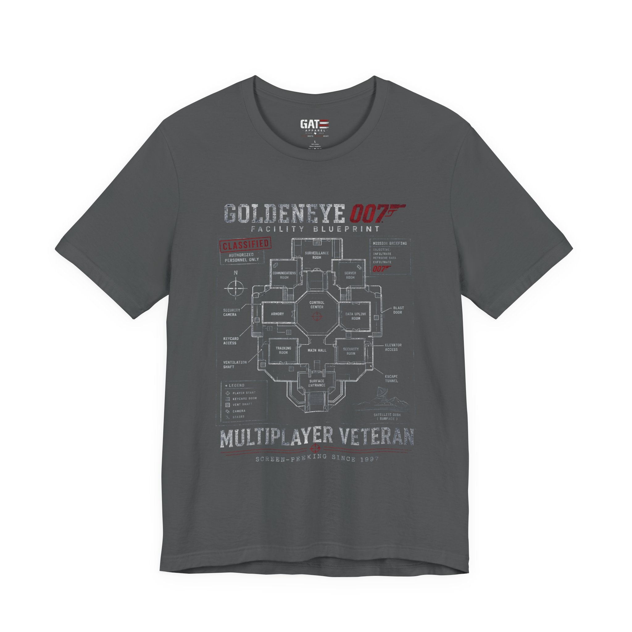 GoldenEye 007 Shirt, Retro Gaming Shirt, N64 Gamer Gift, 90s Gaming Shirt, Father's Day Gift for Him