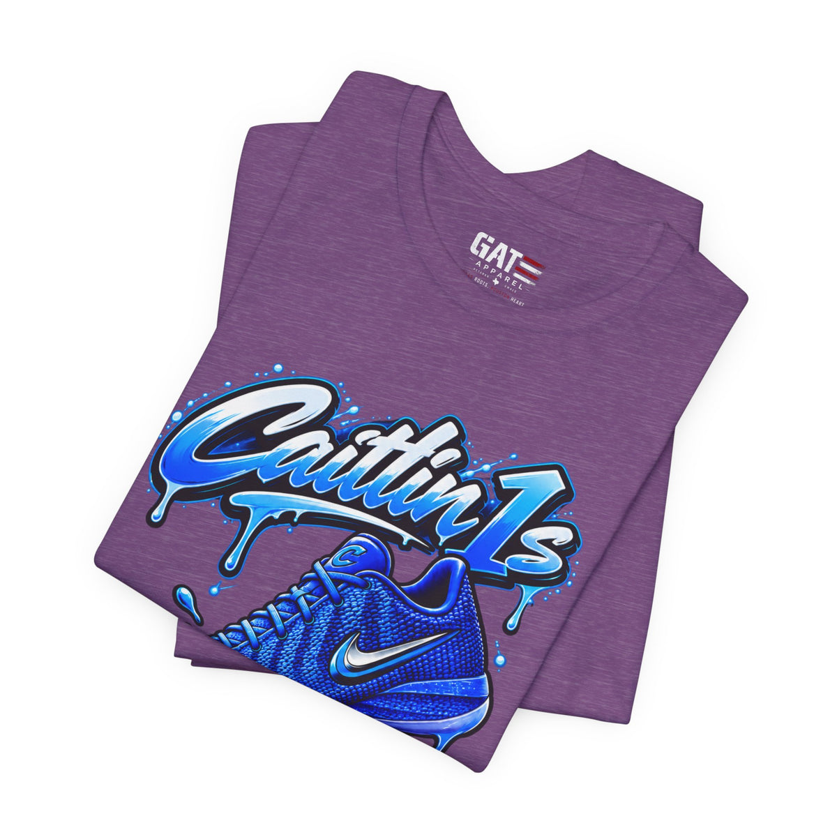 Caitlin Clark Caitlin 1s Racer Blue Drip Sneaker Shirt