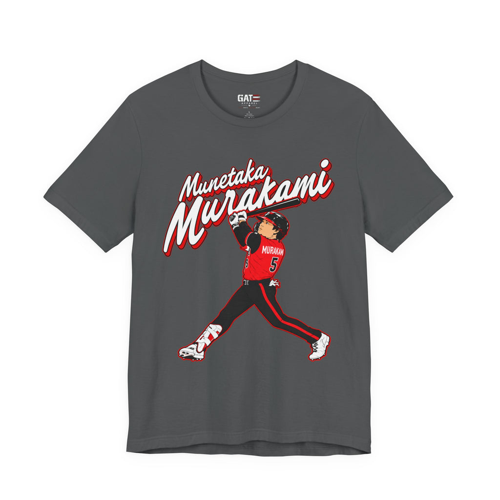 Munetaka Murakami retro baseball player graphic T-shirt