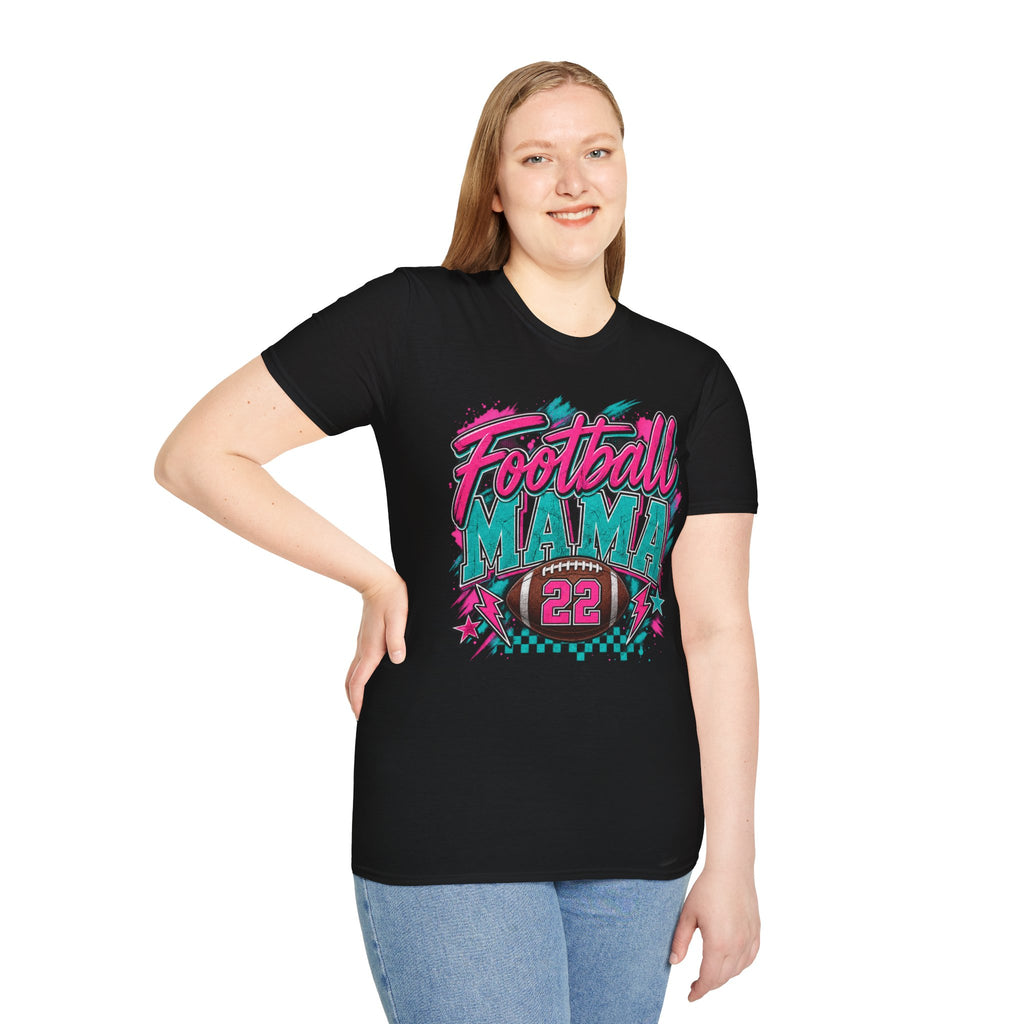 Football Mom Personalized Shirt Custom Player Name Number Game Day Tee