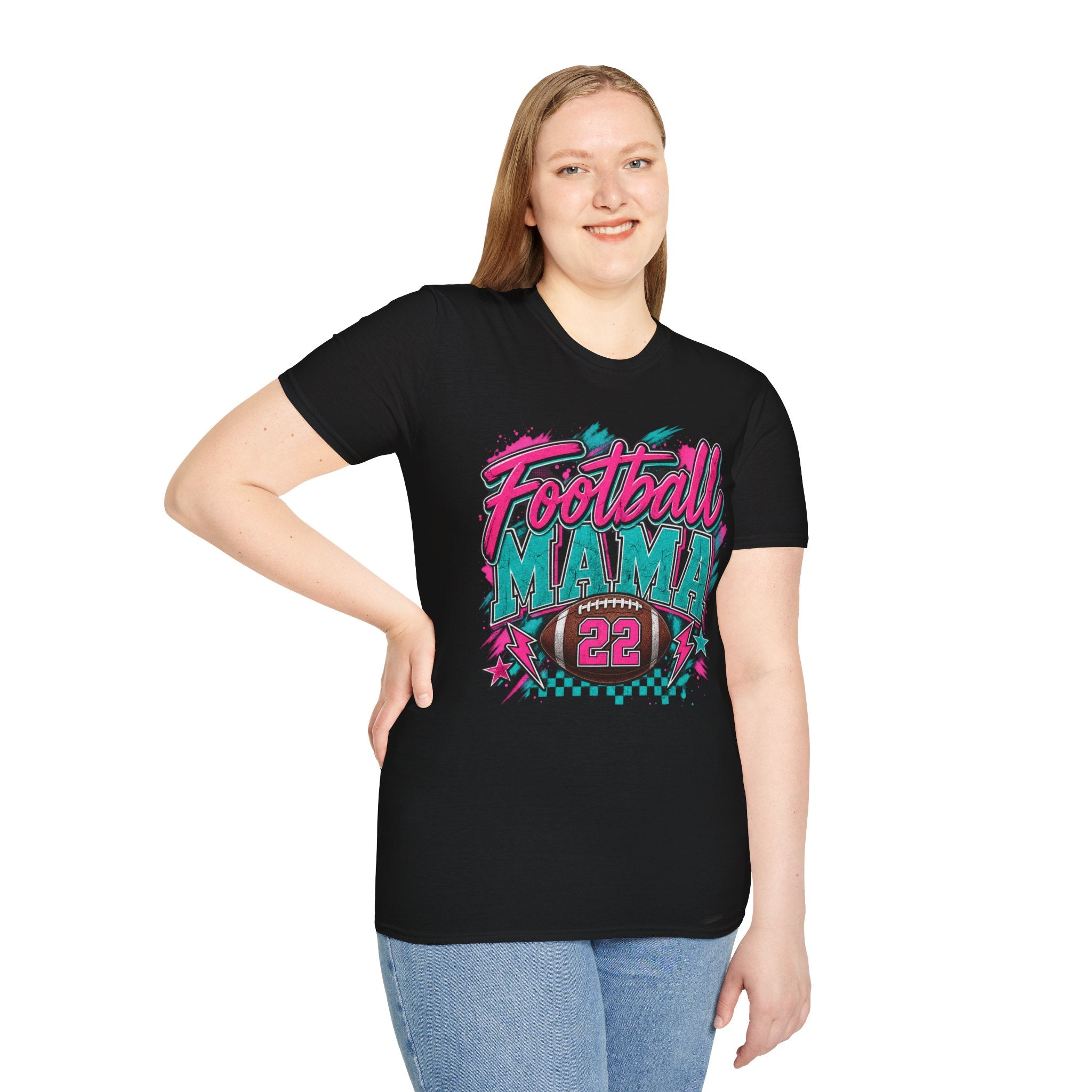Football Mom Personalized Shirt Custom Player Name Number Game Day Tee
