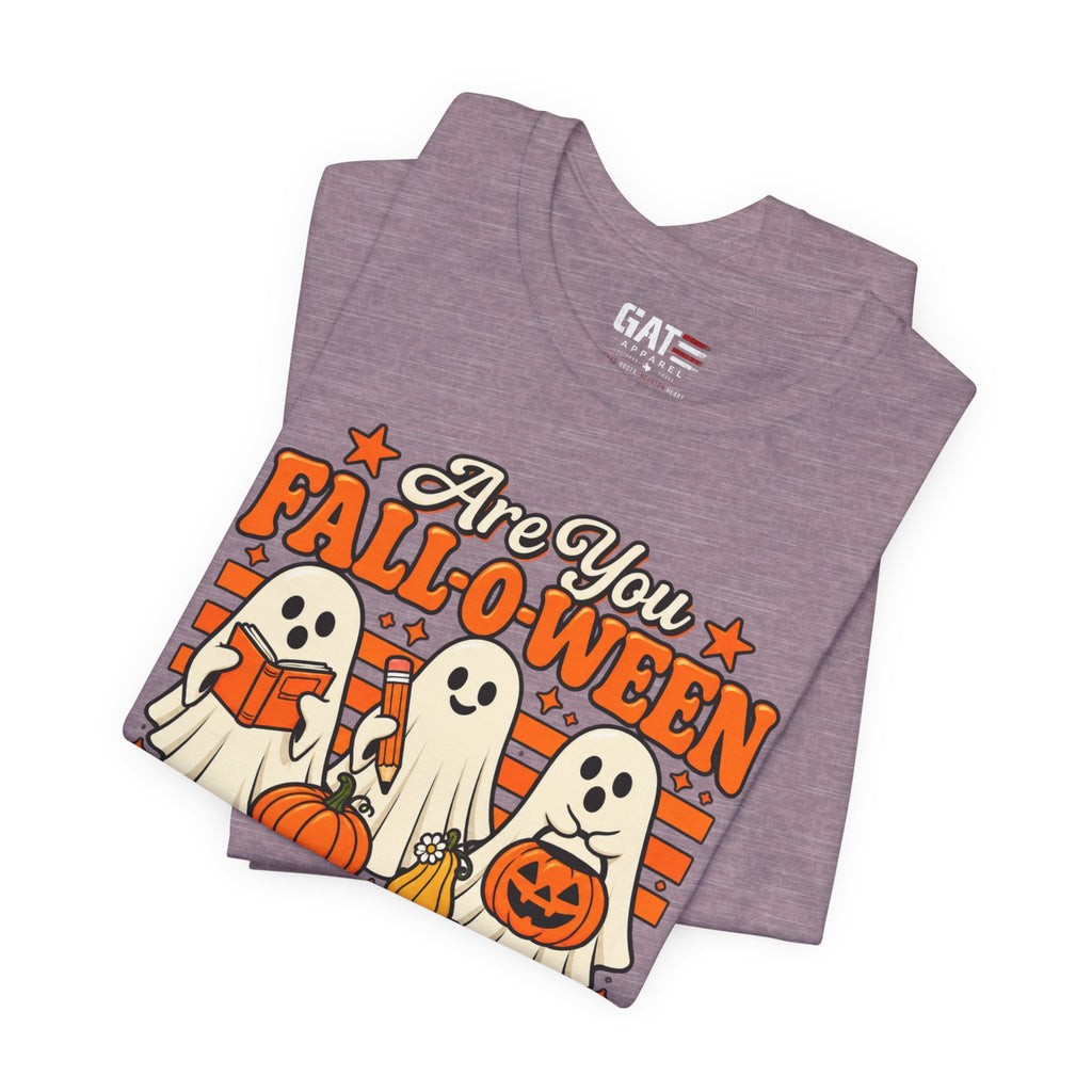 Halloween Teacher Shirt – Are You Falloween Directions? – product photo