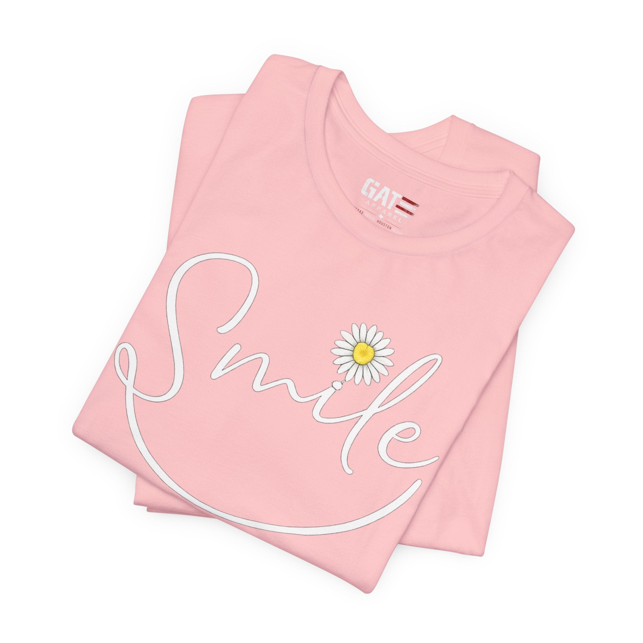 Smile Daisy Tee — Women's Floral Graphic T-Shirt