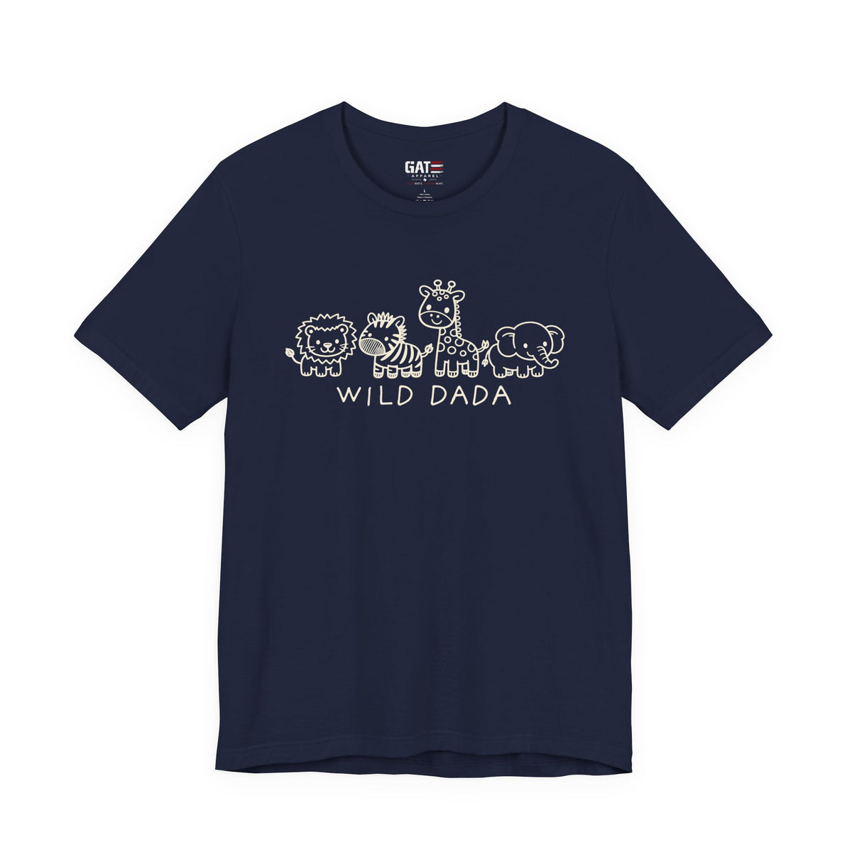 Wild Dada Safari Animal T-Shirt – Cute Graphic Tee for Dads - product image 6