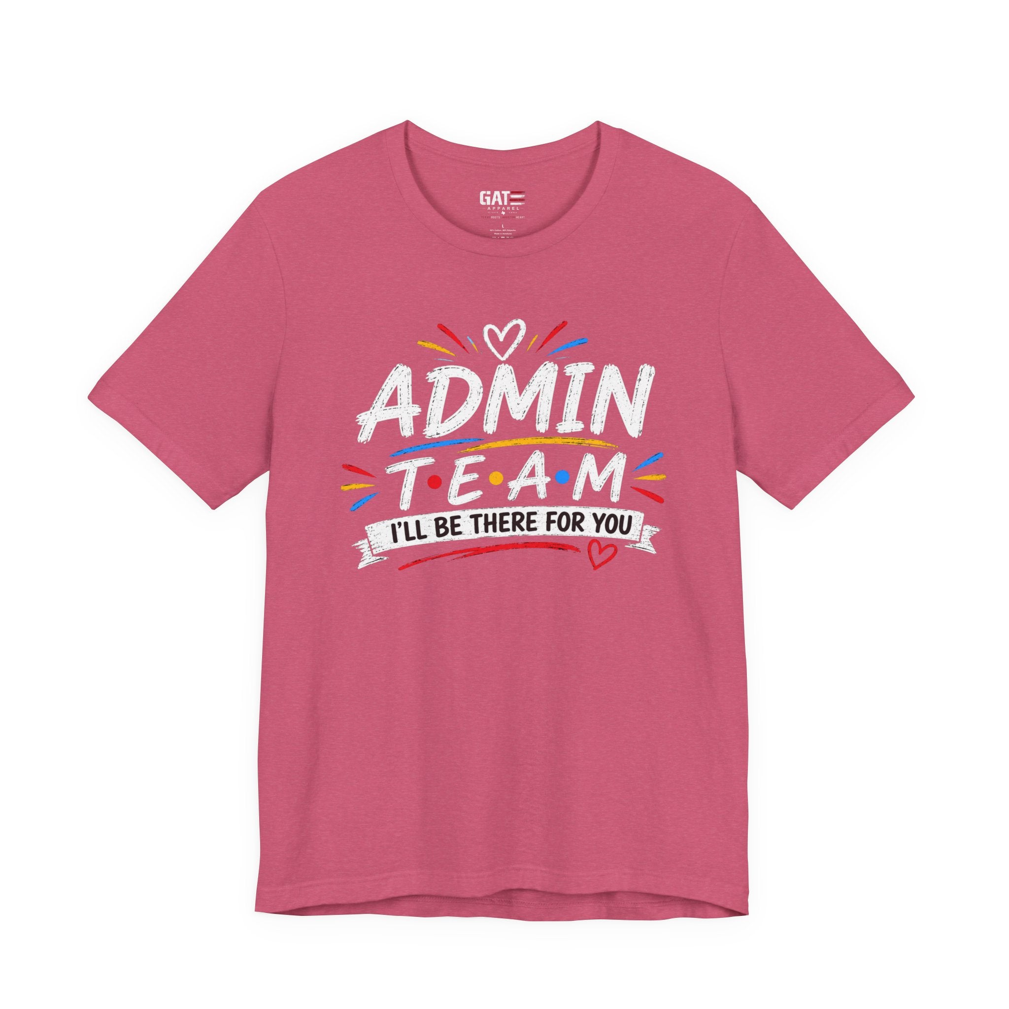 Admin Team Tee, Teacher Squad Shirt, School Administration Shirt, Grade Level Team Gift, School Staff Apparel, Friends Theme