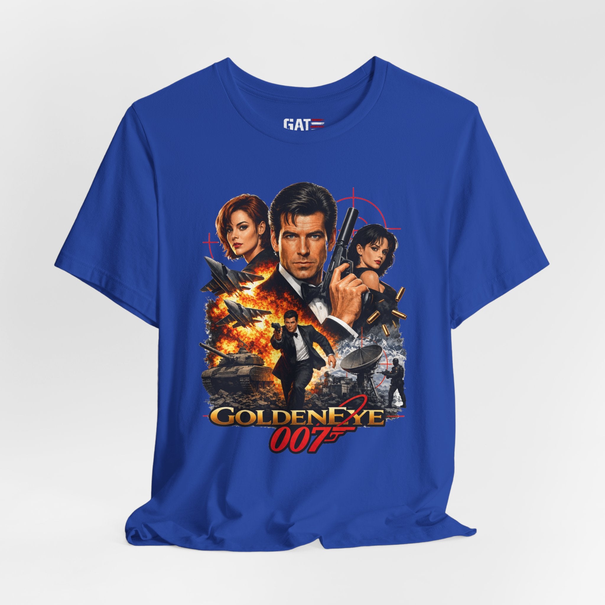Retro Gamer Shirt, Classic N64 Gaming Tee, FPS Video Game Shirt, Old School Gamer Gift, Retro Gaming Movie Poster Tee | Graphic T-Shirt