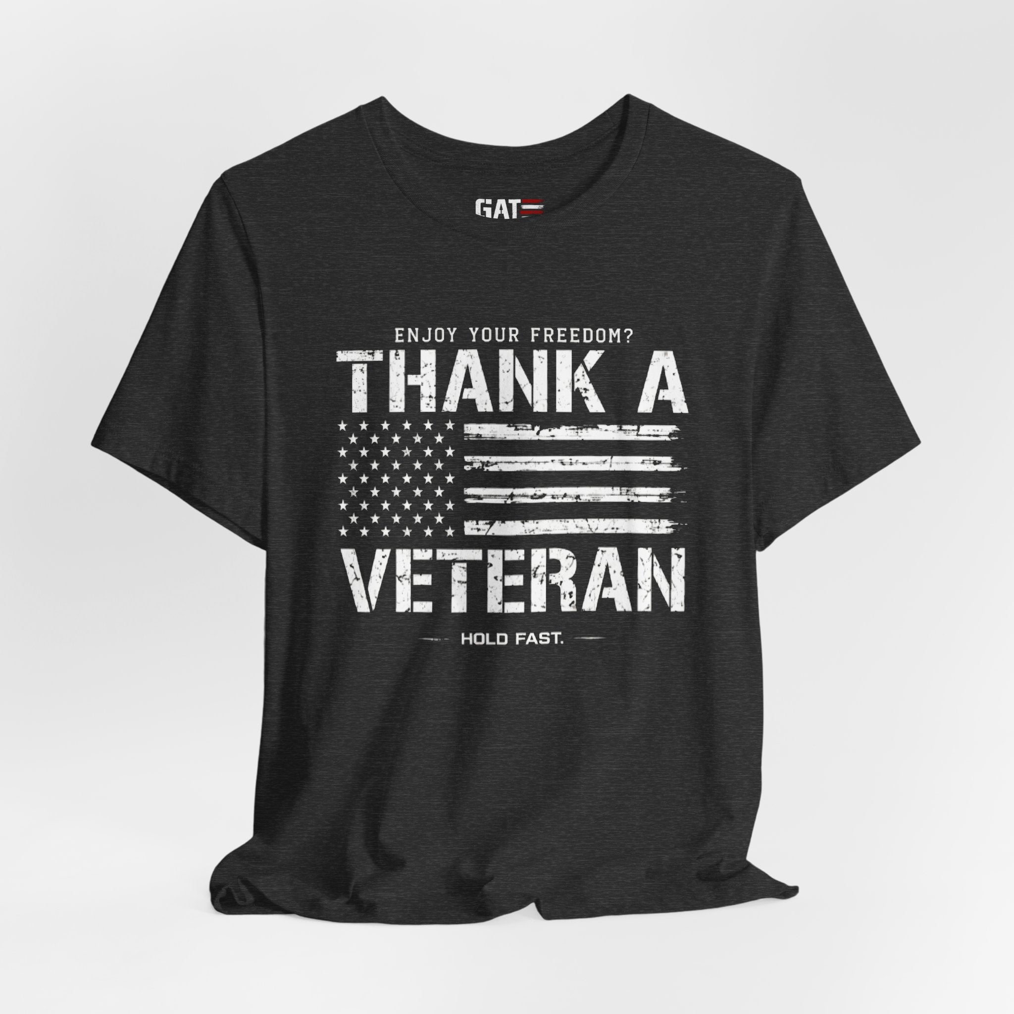 Veteran Shirt Enjoy Your Freedom Thank A Veteran Tee Patriotic American Flag Shirt Military Appreciation Gift for Men and Women