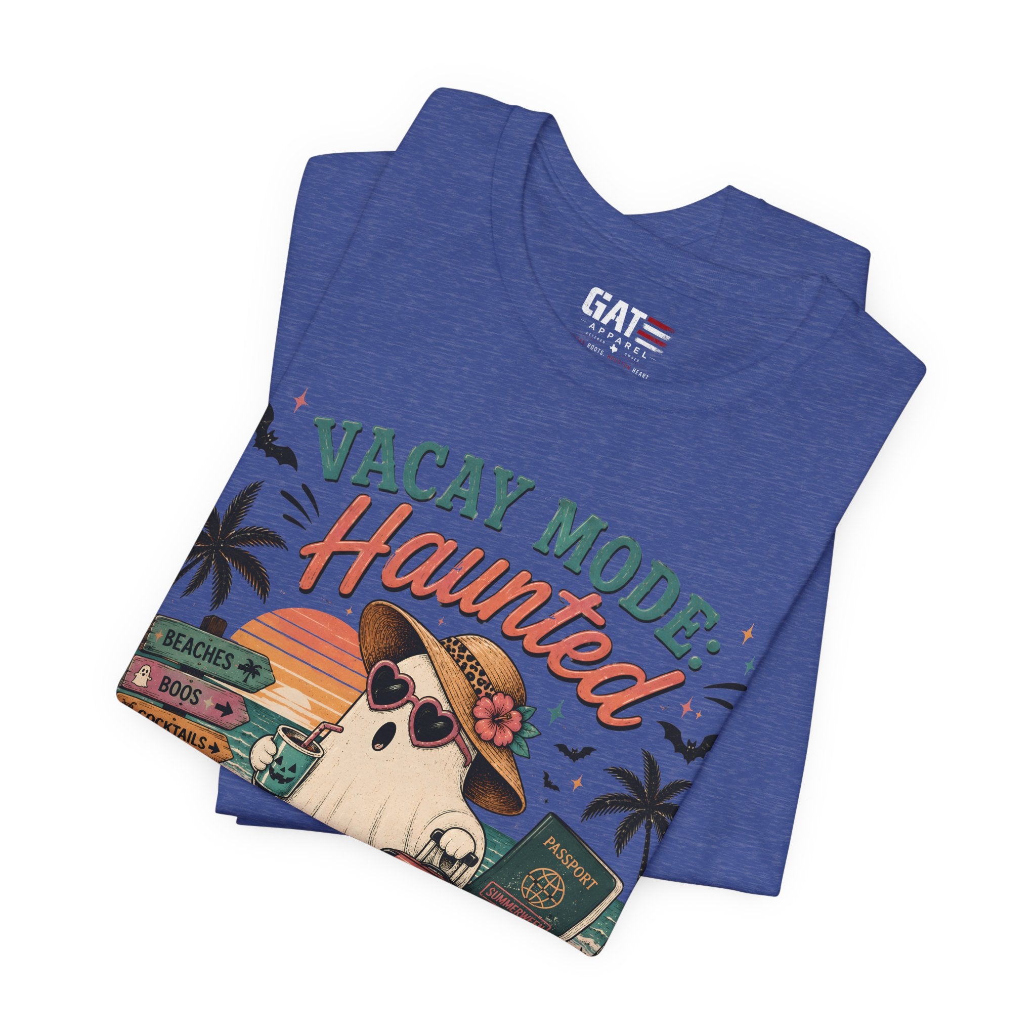 Summerween Shirt, Spooky Beach Shirt, Ghost Beach Tee, Halloween Beach Shirt, Coastal Halloween Tee, Tropical Ghost Shirt