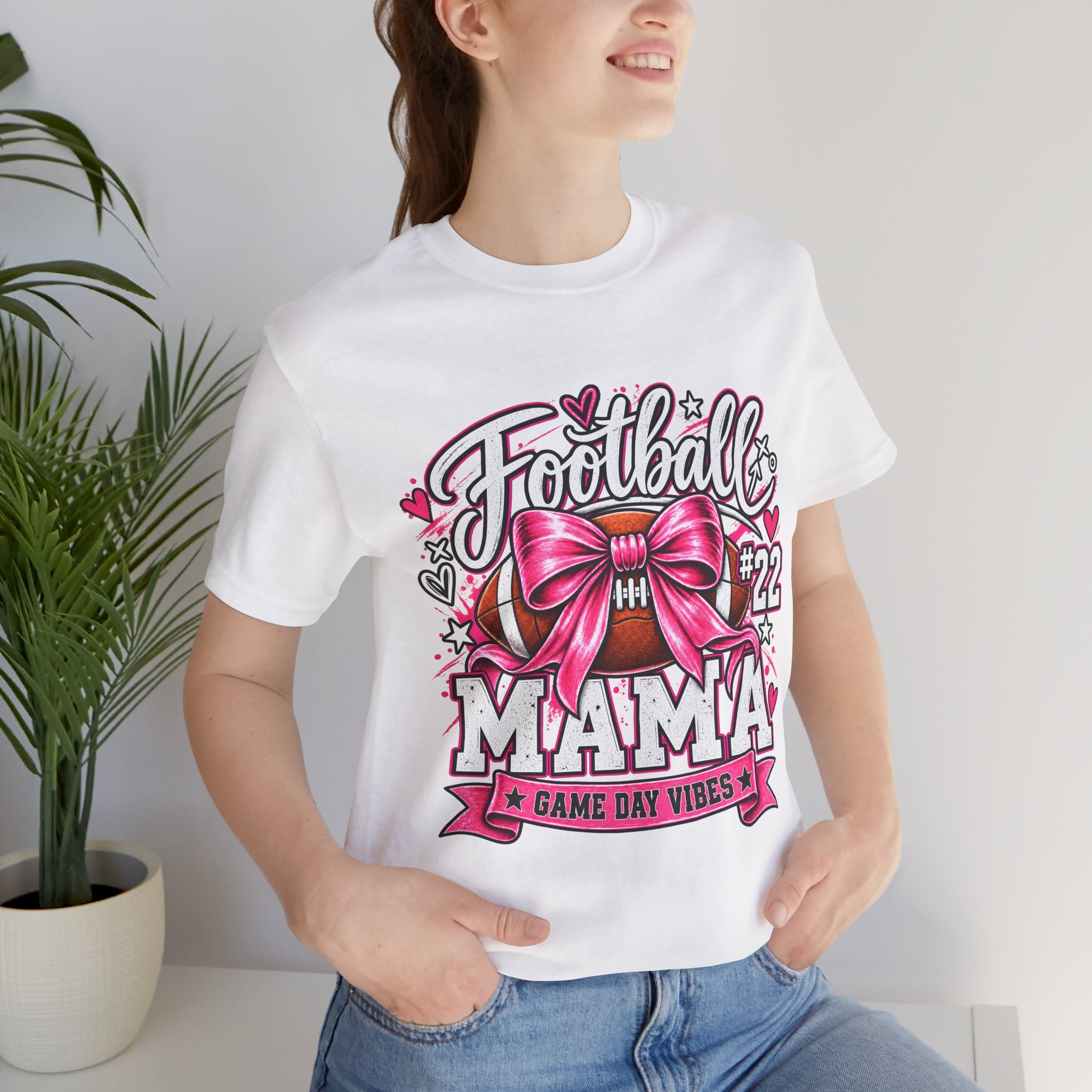 Football Mom Personalized Shirt Custom Player Name Number Player Game Day Tee