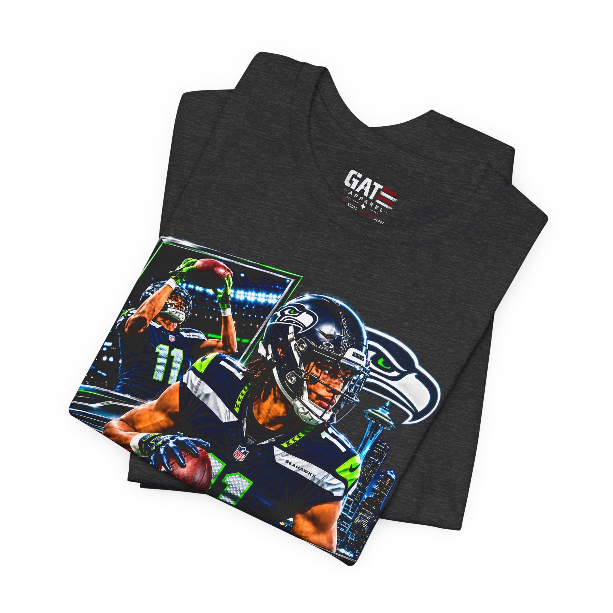 Jaxson Smith-Njigba Tee Retro Player Graphic T-Shirt