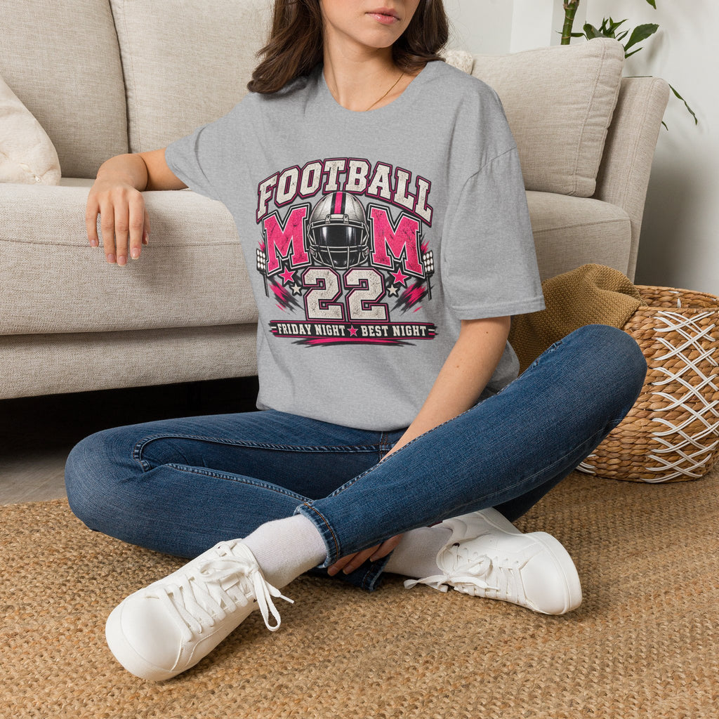 Football Mom Personalized Shirt Custom Player Name Number Game Day Tee