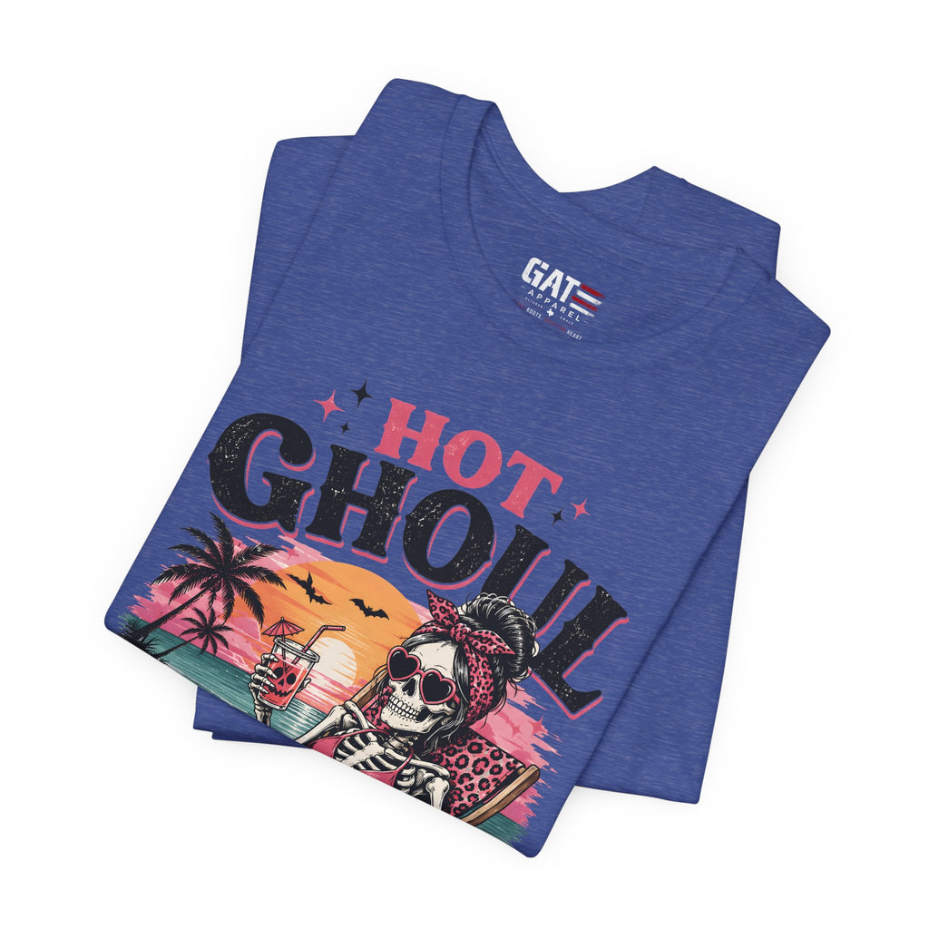 Summerween Shirt, Spooky Beach Shirt, Ghost Beach Tee, Halloween Beach Shirt, Coastal Halloween Tee, Tropical Ghost Shirt