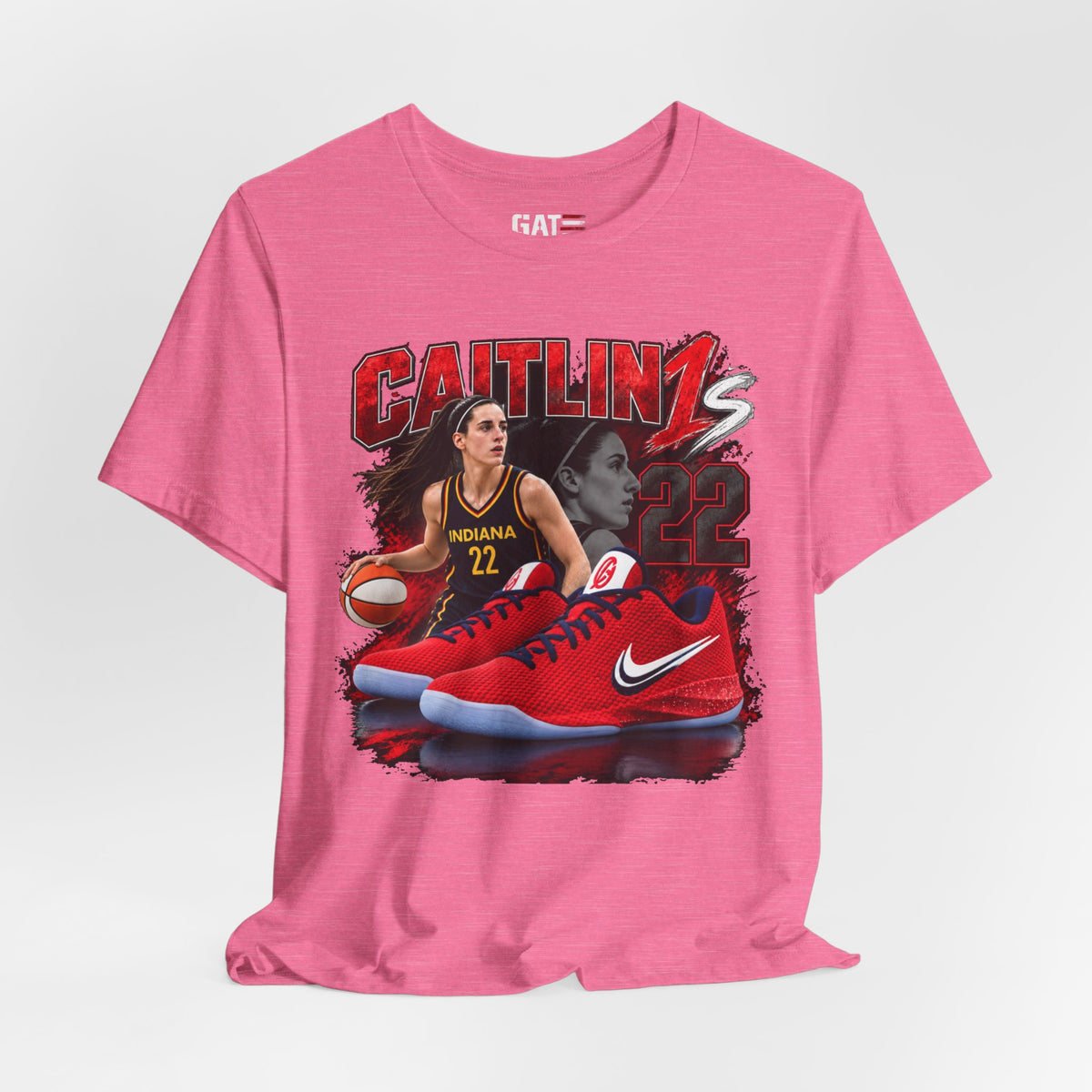 Caitlin Clark Caitlin 1s USA Reds Sneaker Shirt