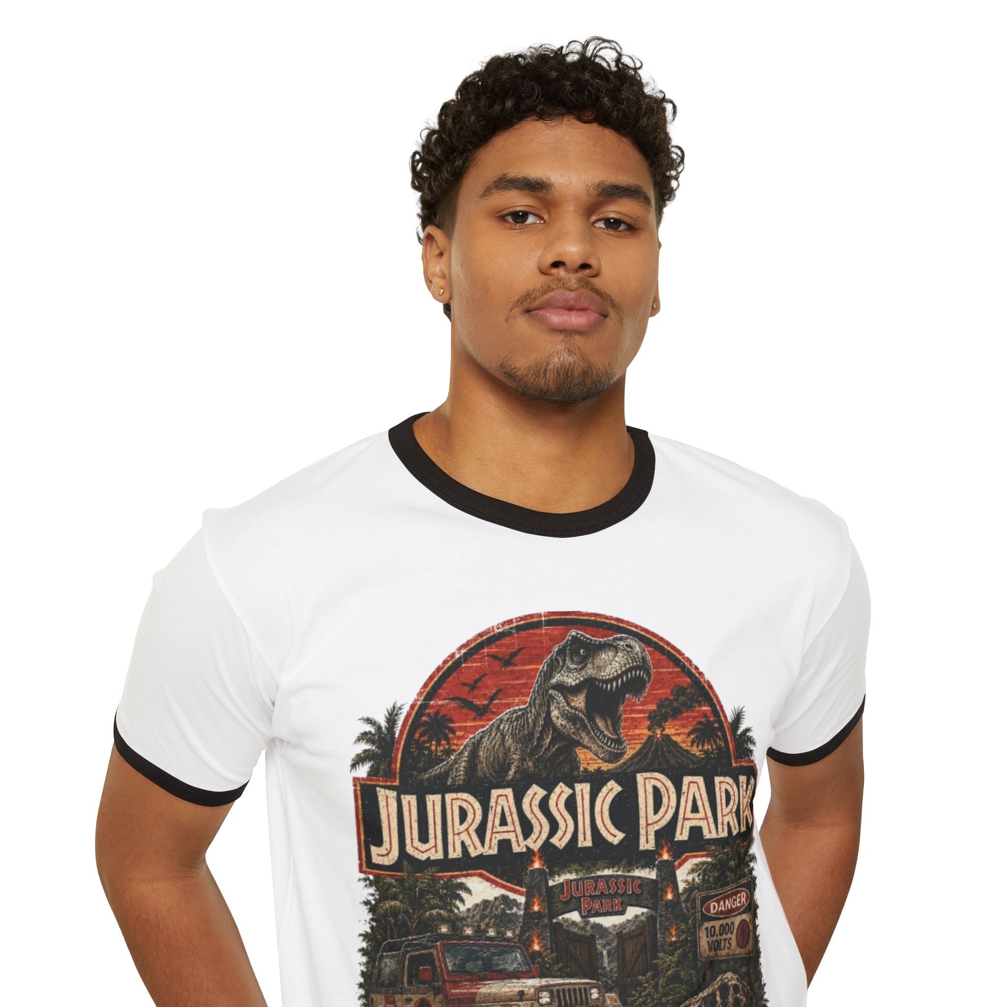 Jurassic Park Retro Ringer T-Shirt