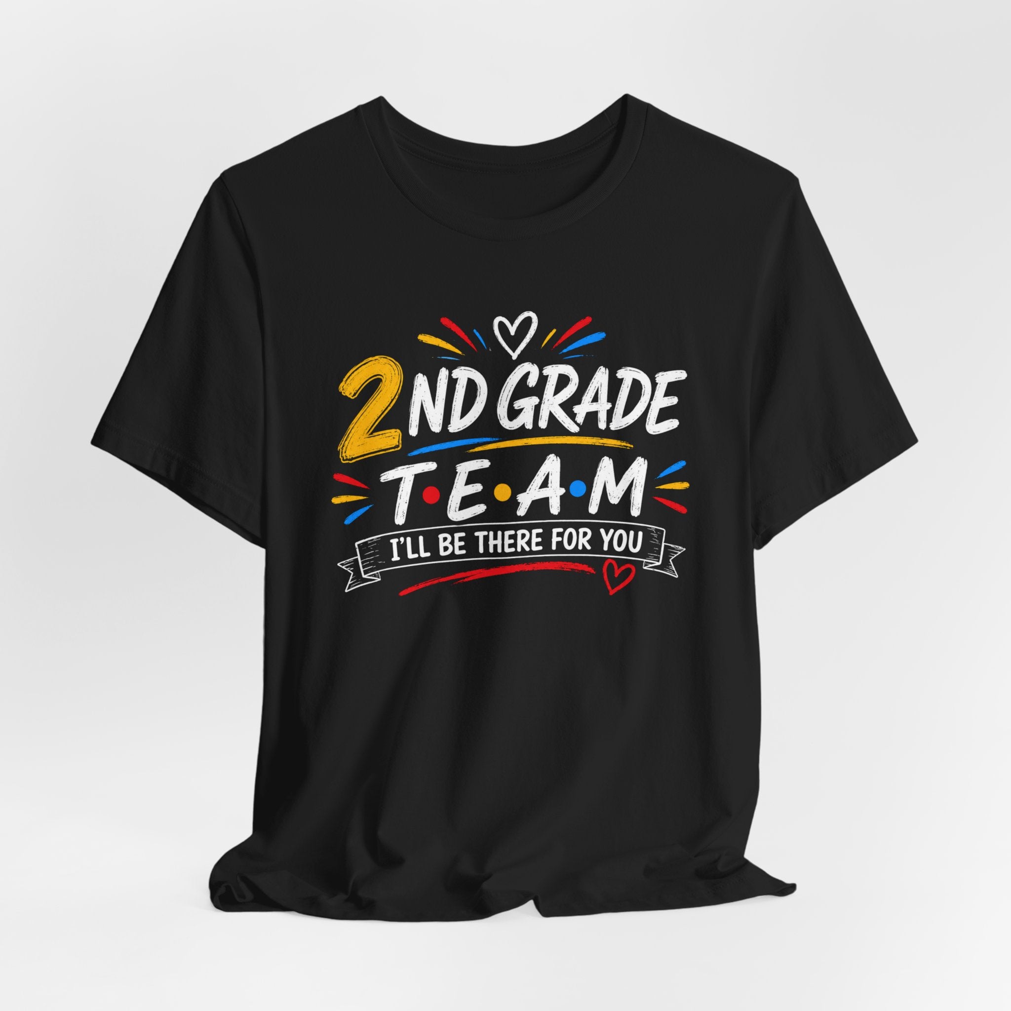 2nd Grade Team Tee, Teacher Squad Shirt, Color Dot Inspired Teacher Shirt, Grade Level Team Gift, School Staff Apparel, Friends Theme