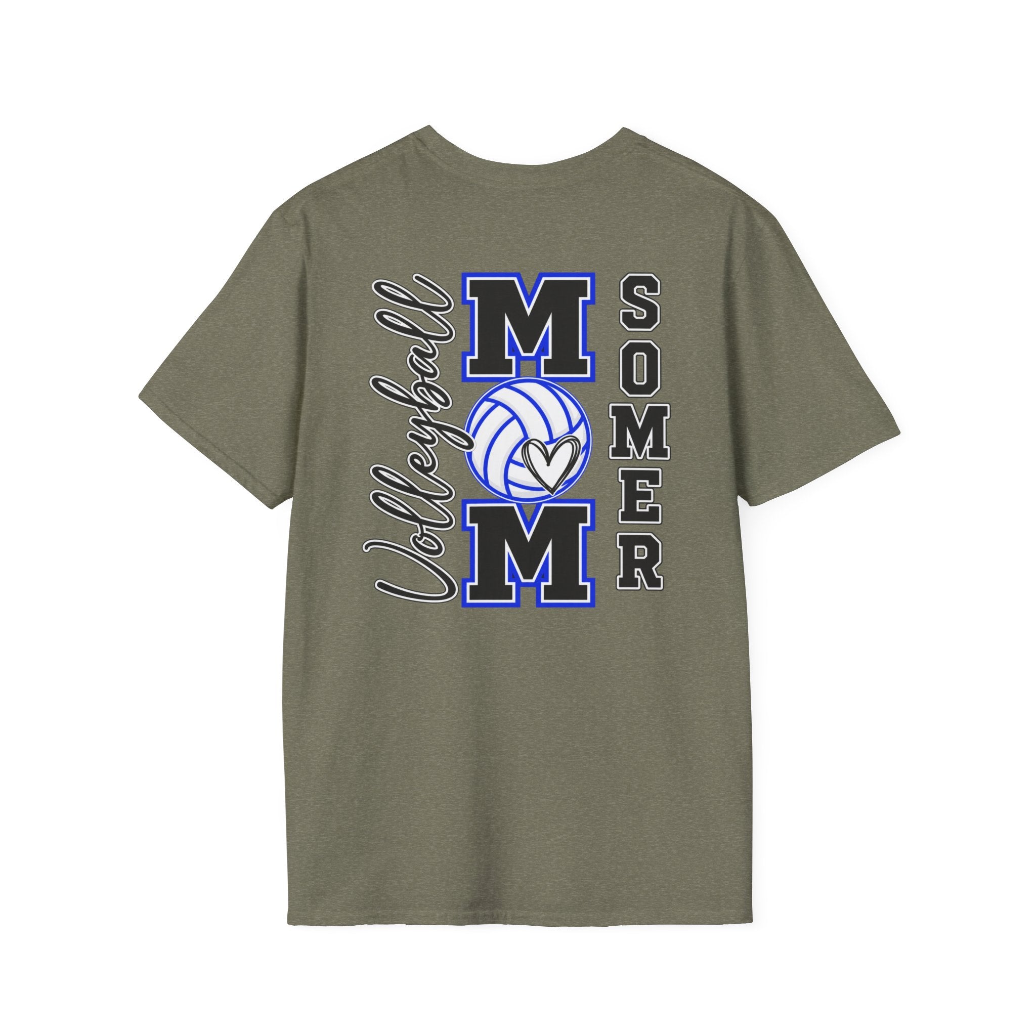 Volleyball Mom T‑Shirt – Custom Name