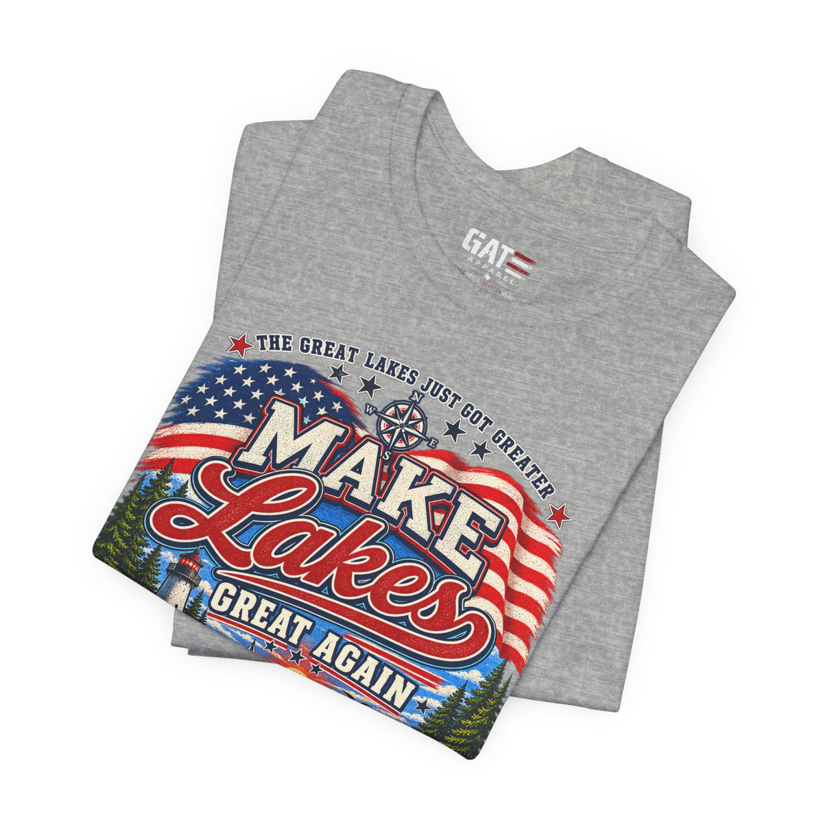 Make Lakes Great Again Shirt | Lake America Patriotic Tee
